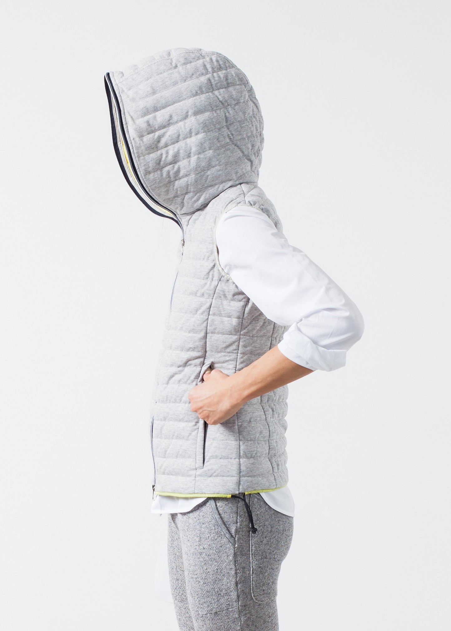 Gilet Primula in grigio chiaro