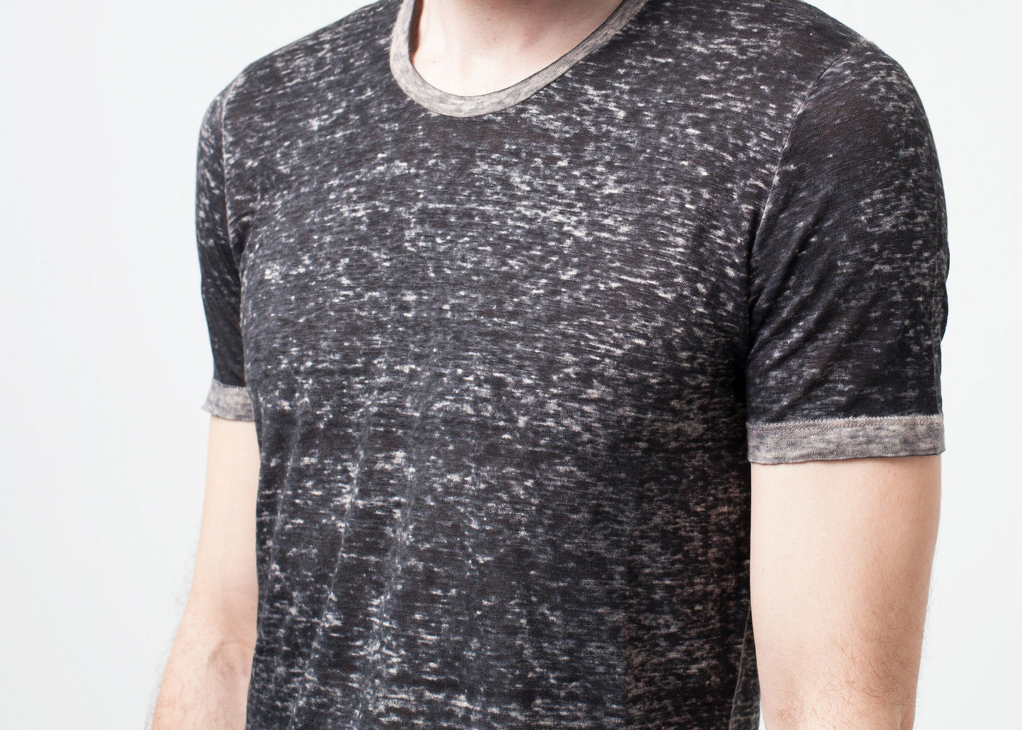 T-shirt in lino in corda