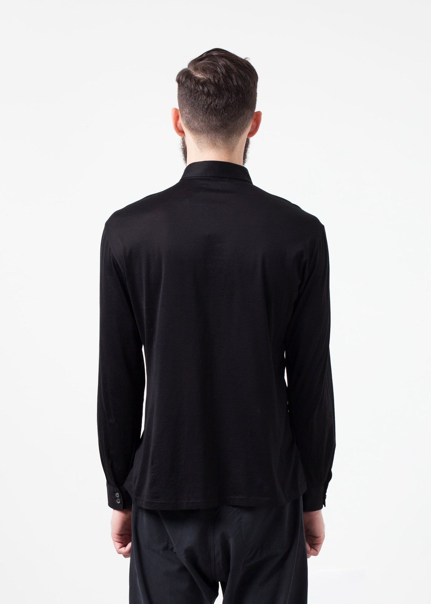 Scozia Button-Up in nero