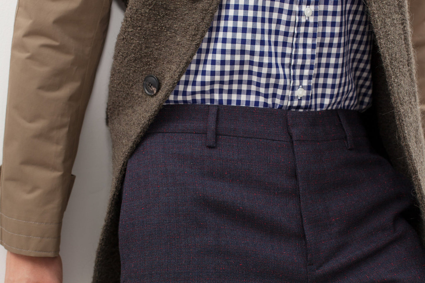 Cappotto maniche raglan in oliva