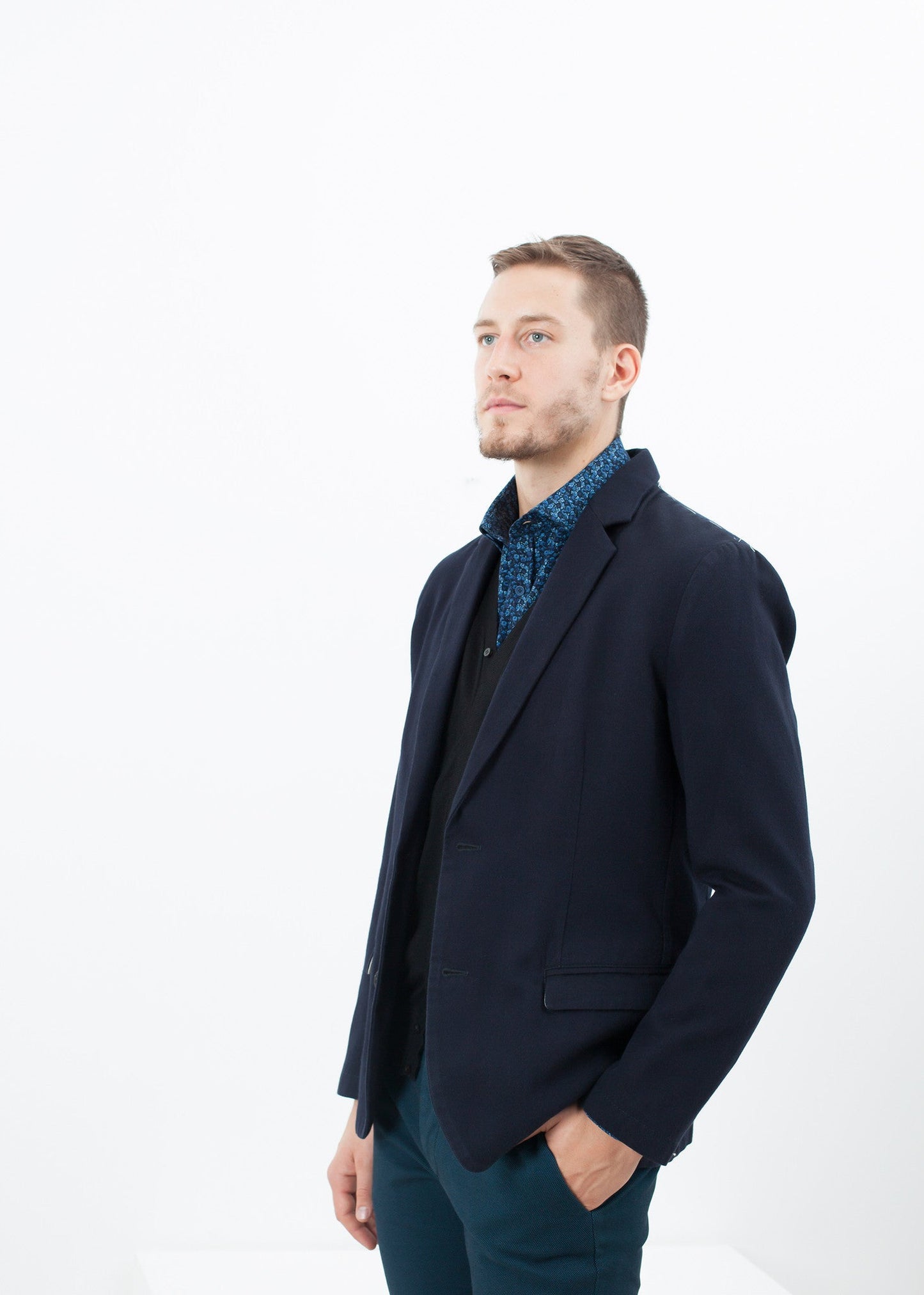 Giacca sportiva in blu