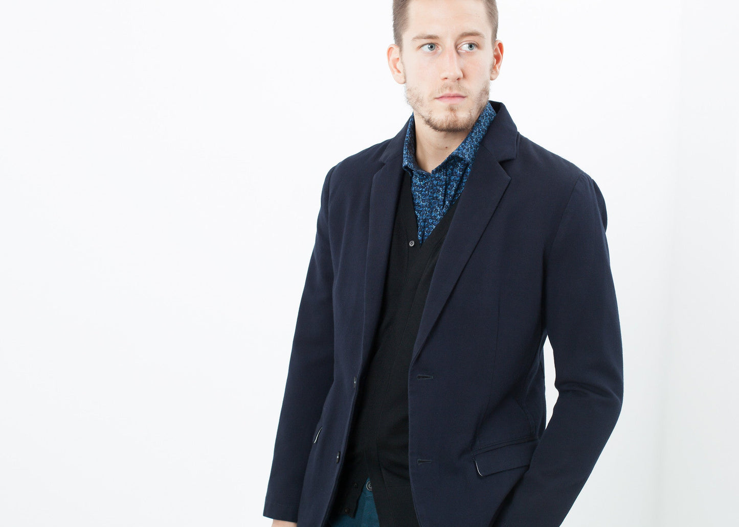 Giacca sportiva in blu