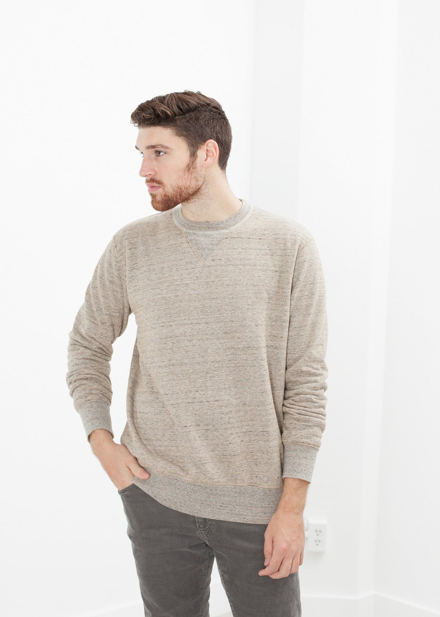 Felpa Jeth in grigio/ruggine