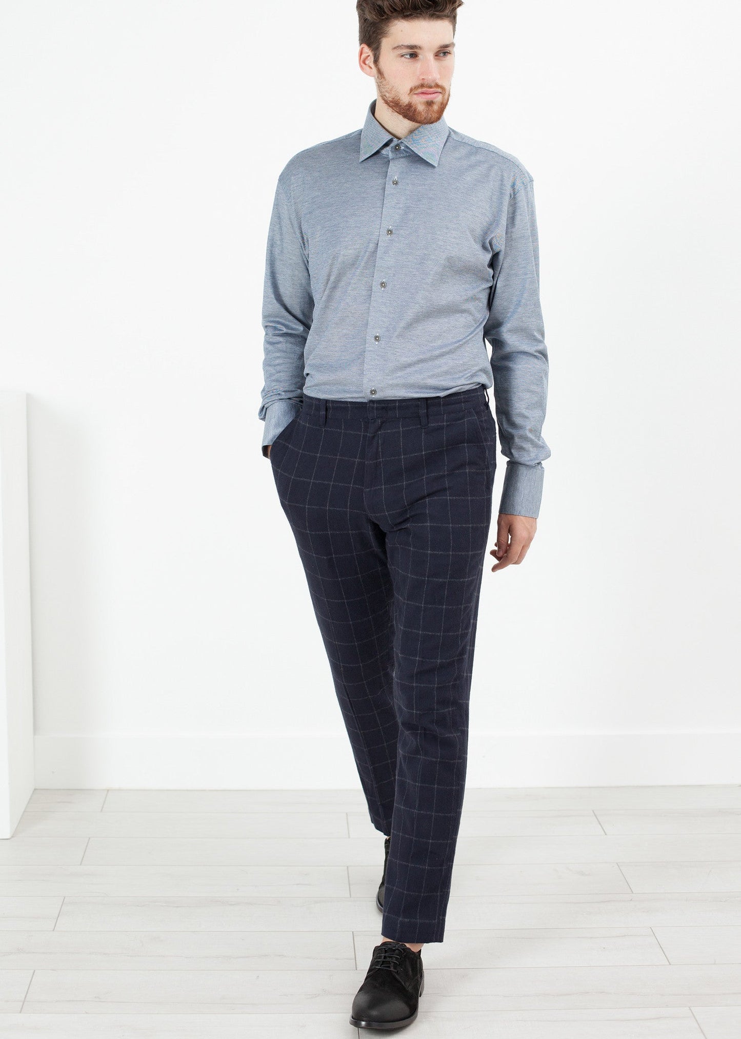 Pantalone Egon a quadri