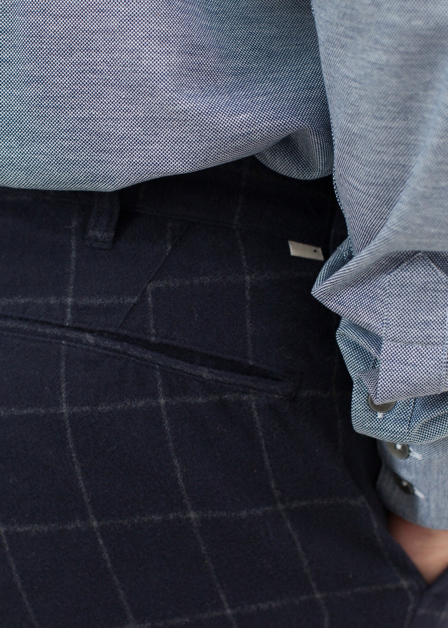 Pantalone Egon a quadri