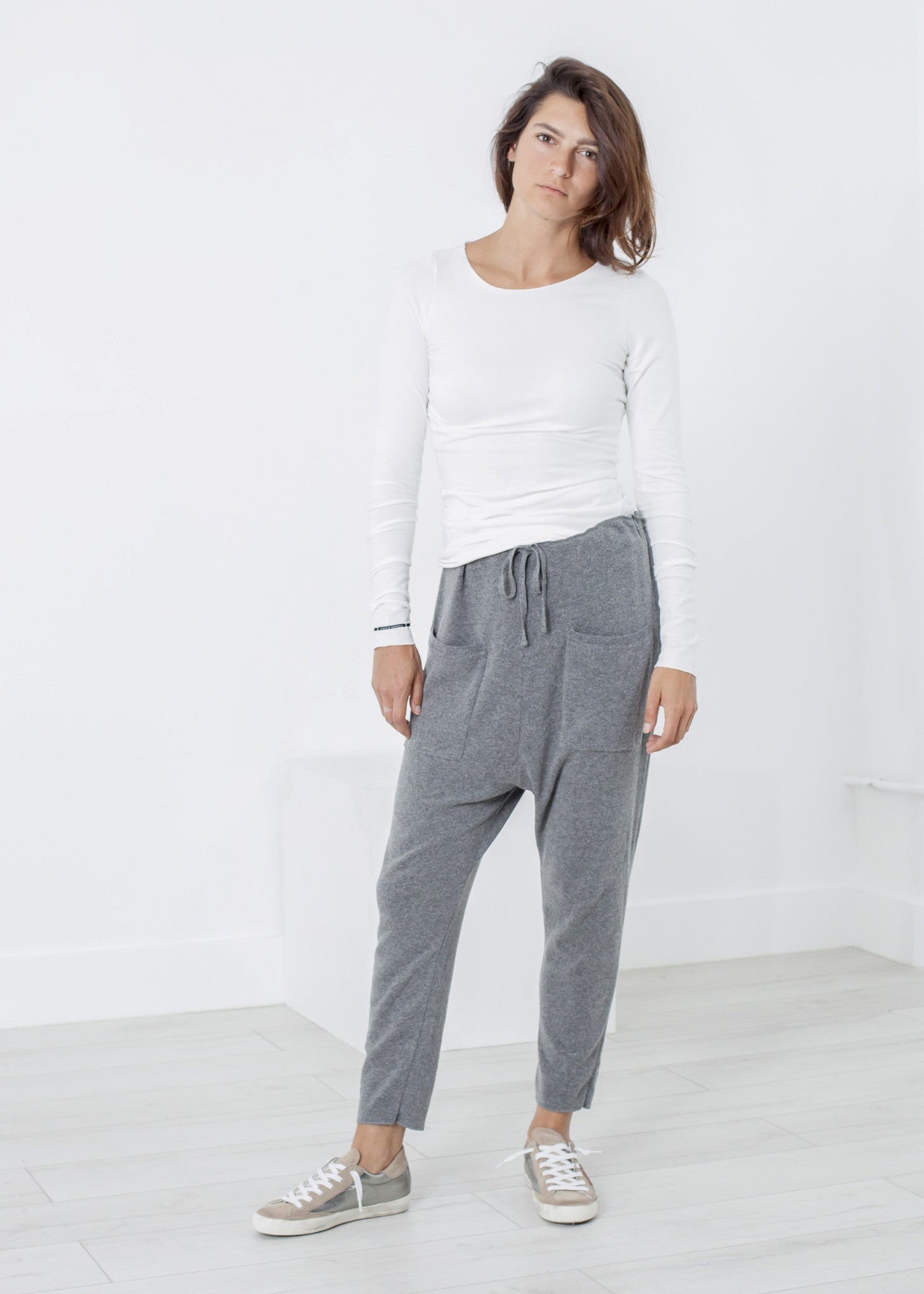 T-shirt elasticizzata al latte