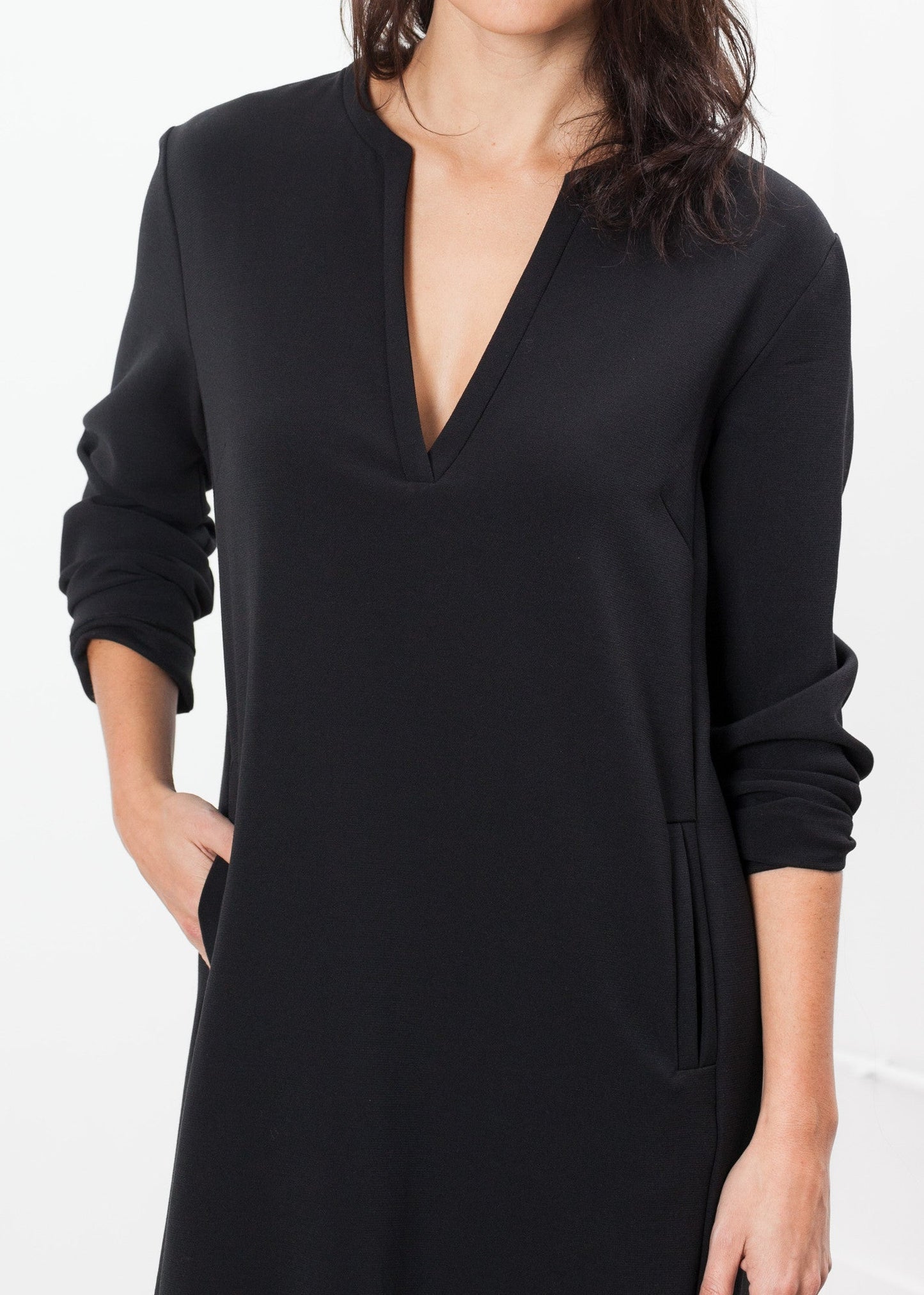 A-Line Pocket Shift in nero