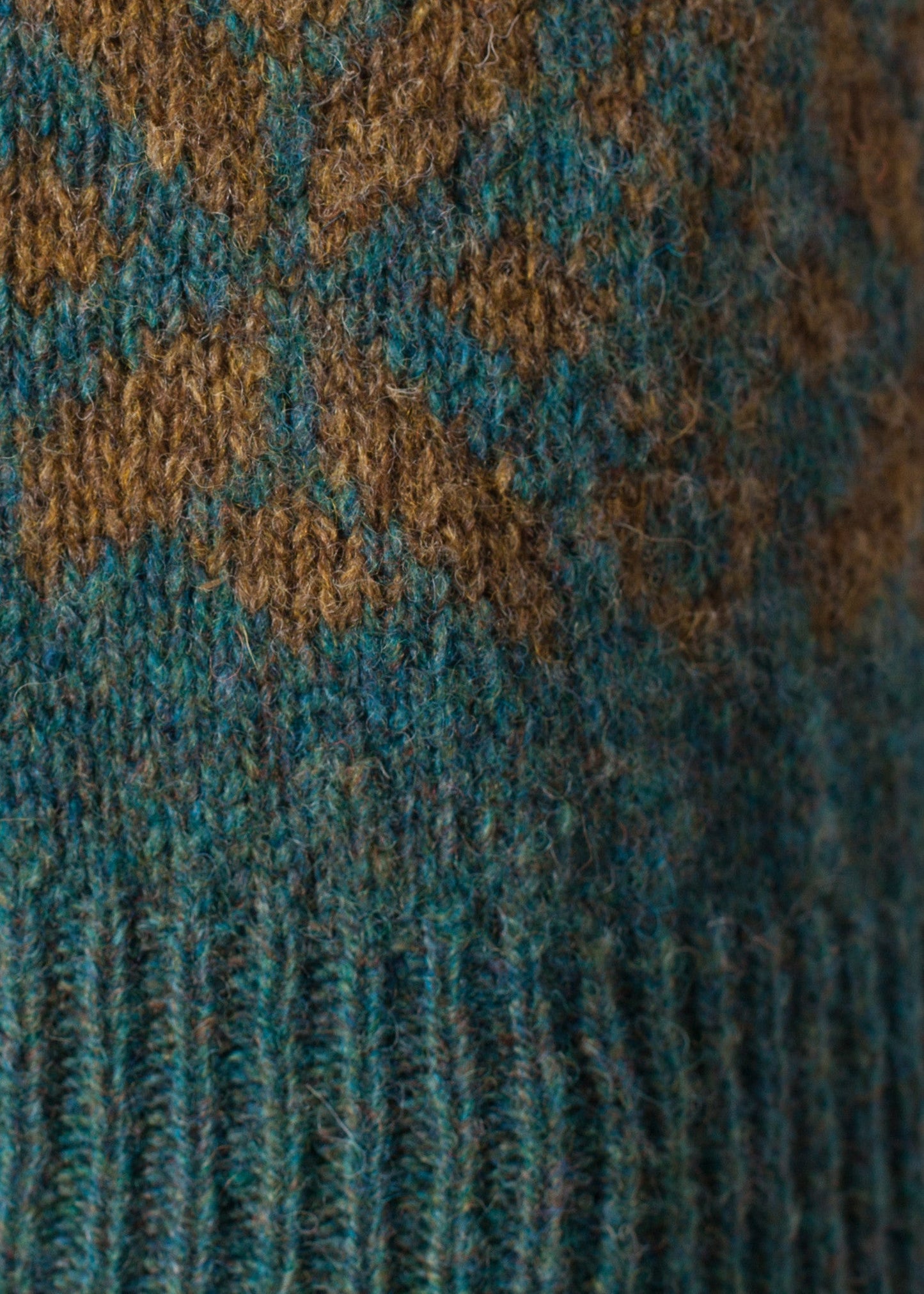 Gilet Fair Isle in Esercito
