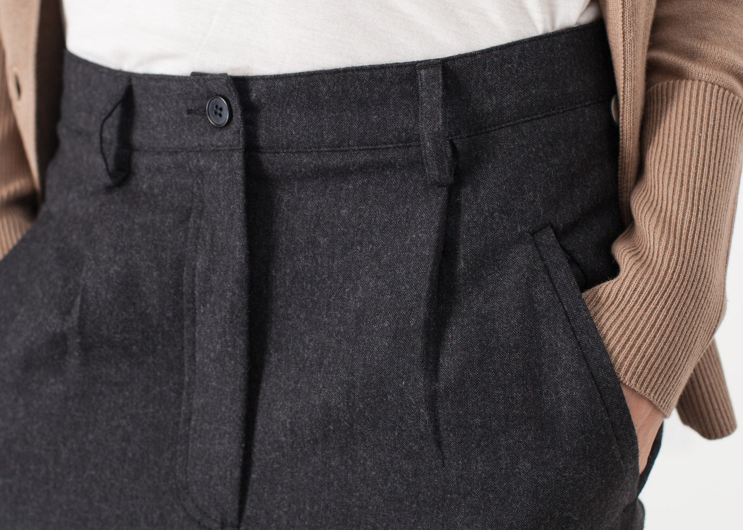 Pantaloni invernali in nero