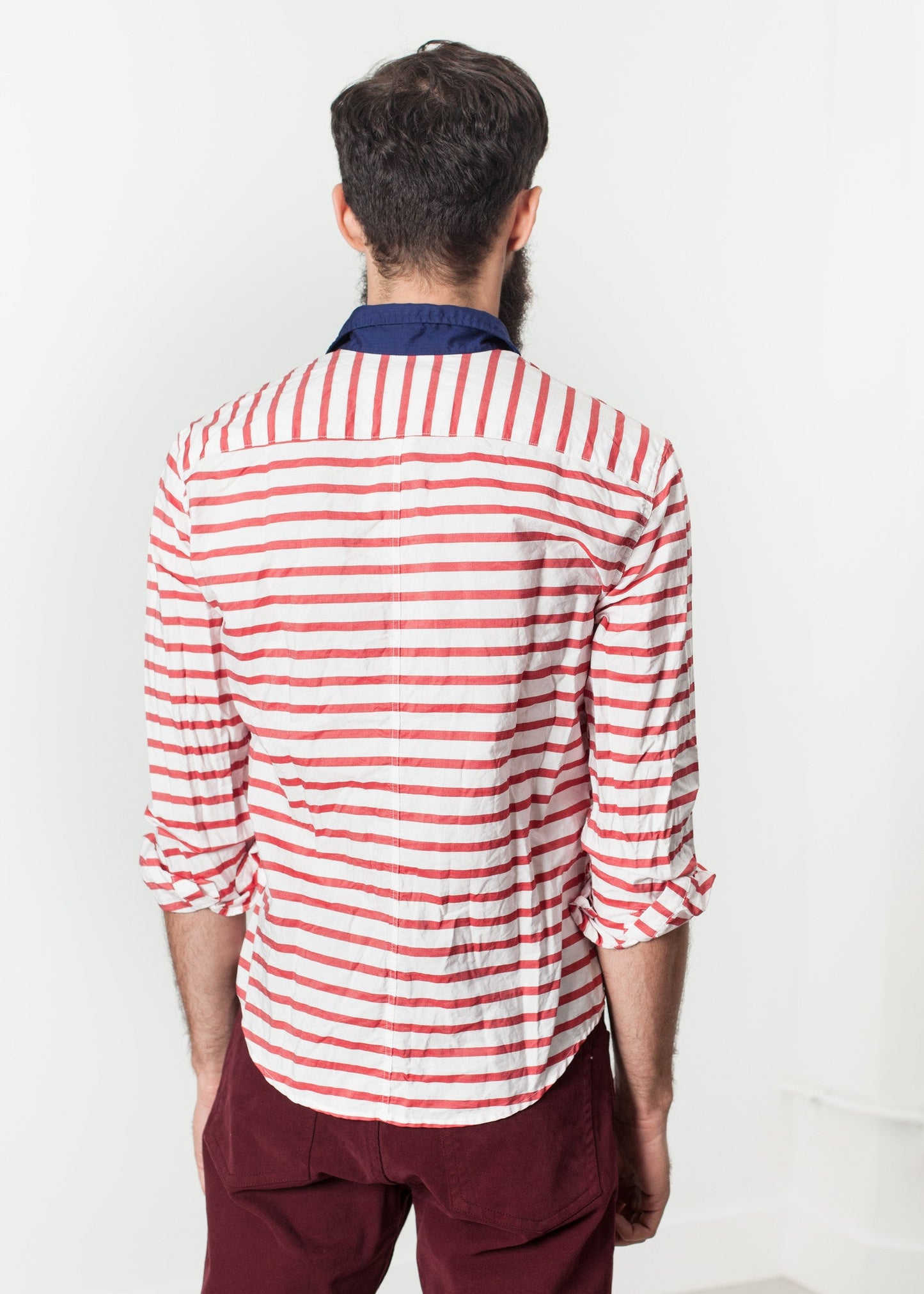 Camicia Luke a righe rosse