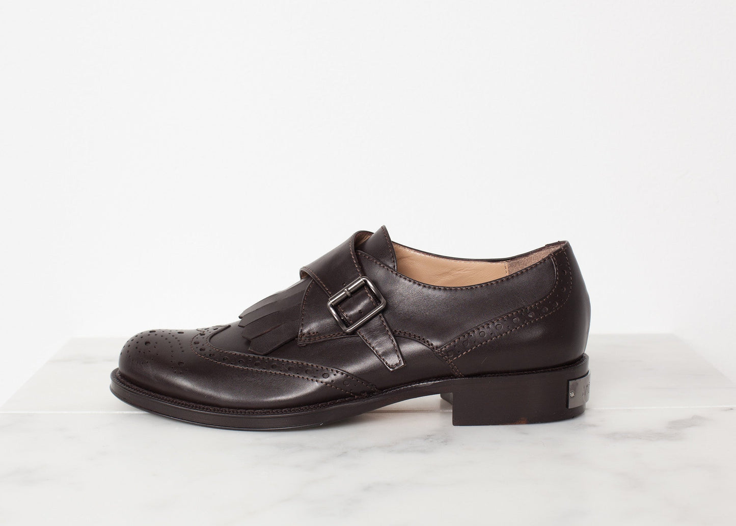 Scarpe da golf in marrone