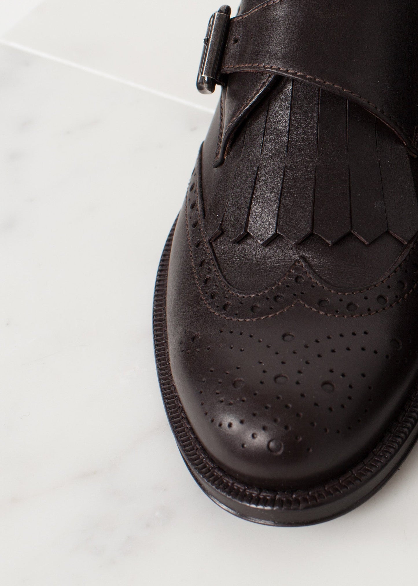 Scarpe da golf in marrone