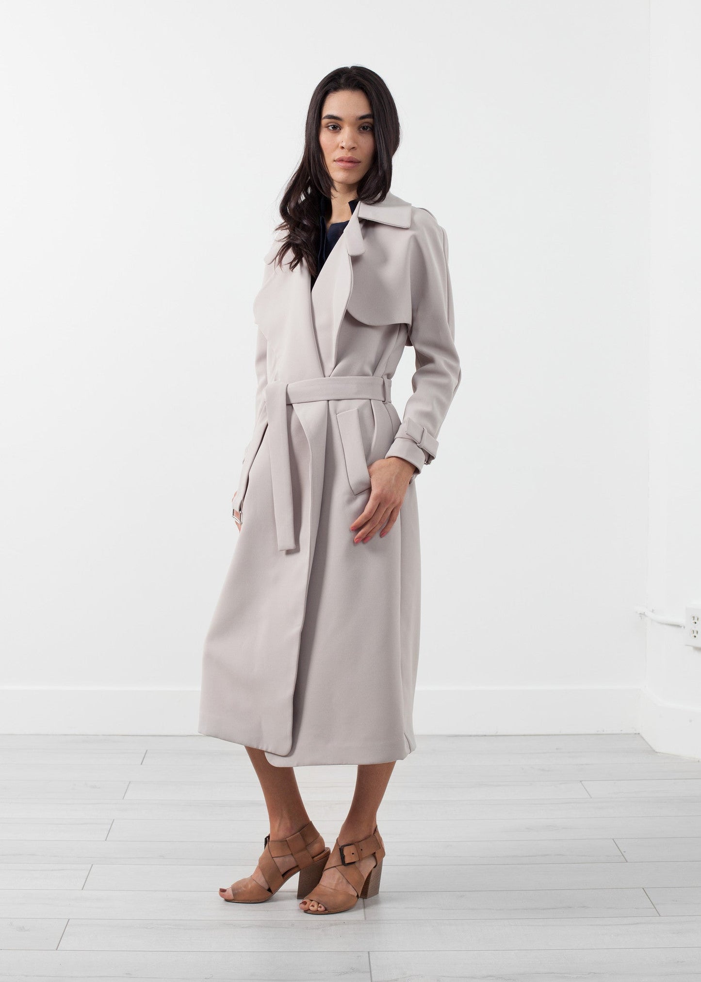 Cappotto Orietta color cuoio
