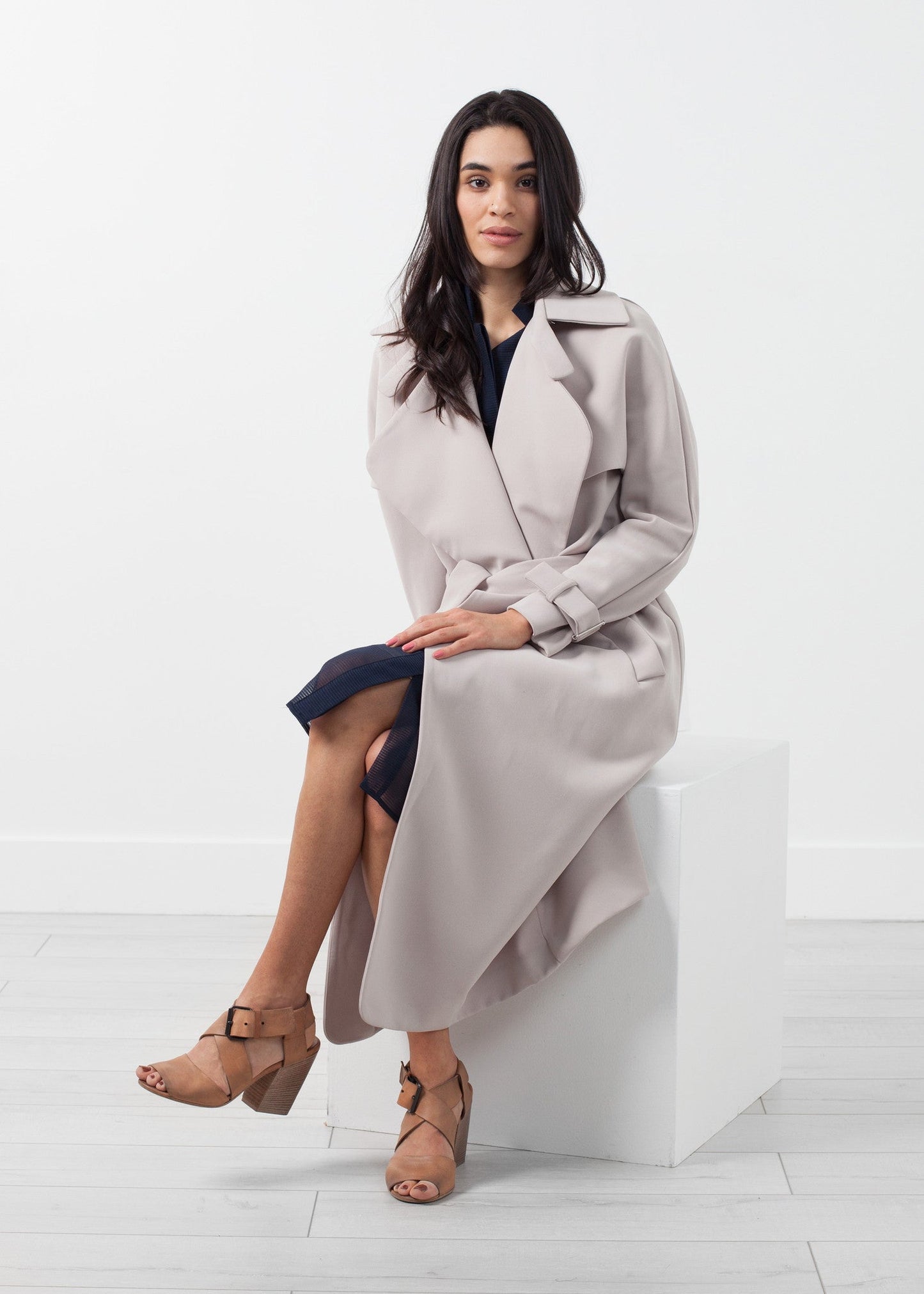 Cappotto Orietta color cuoio