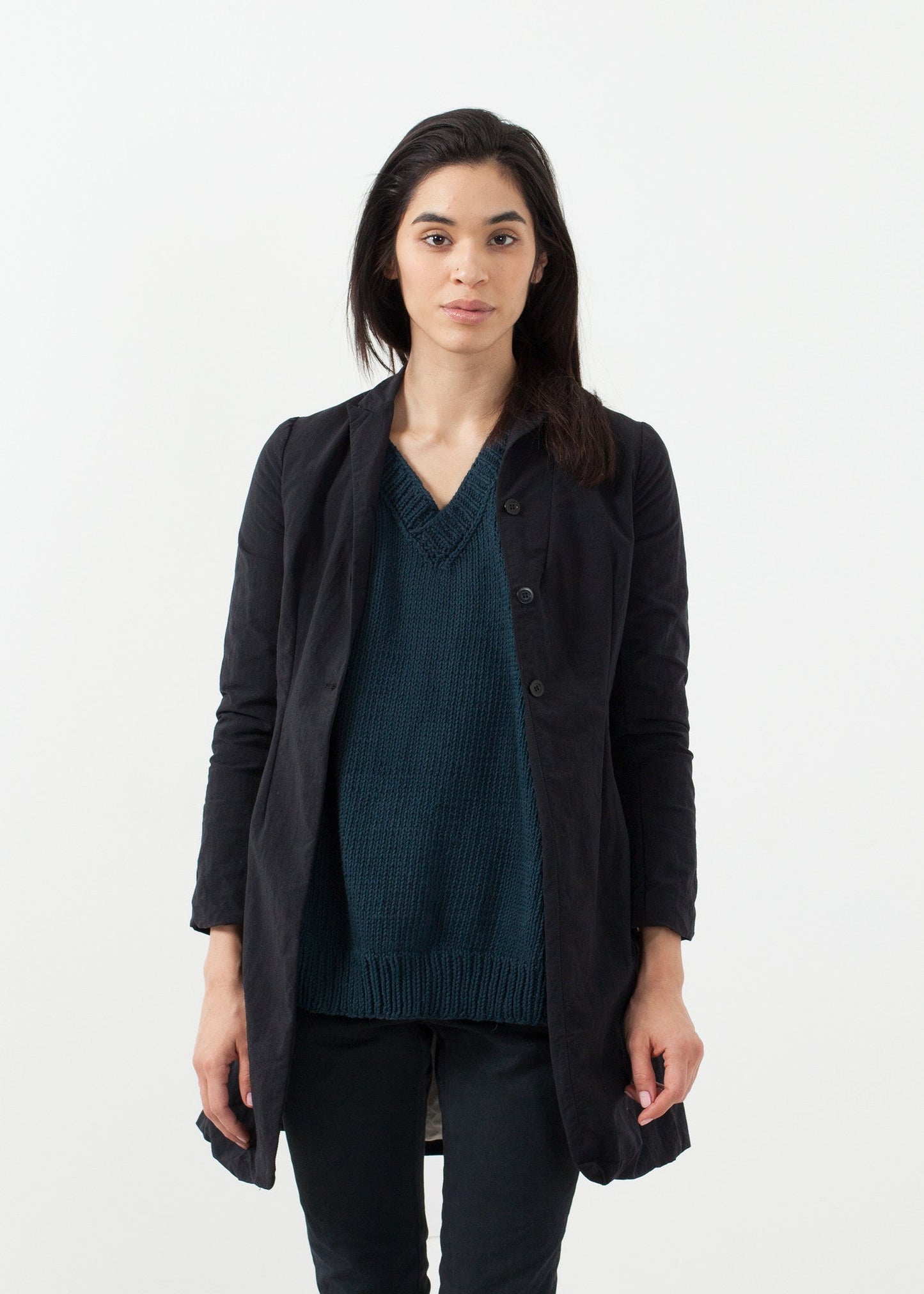 Giacca lunga in nylon