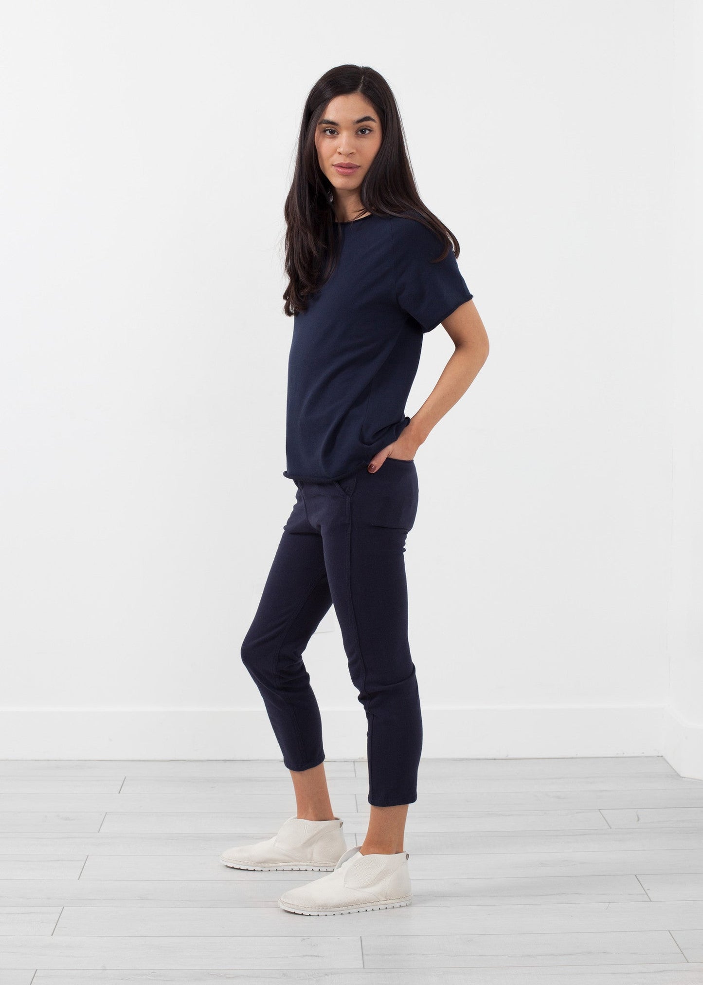 Pantaloni chino in maglia
