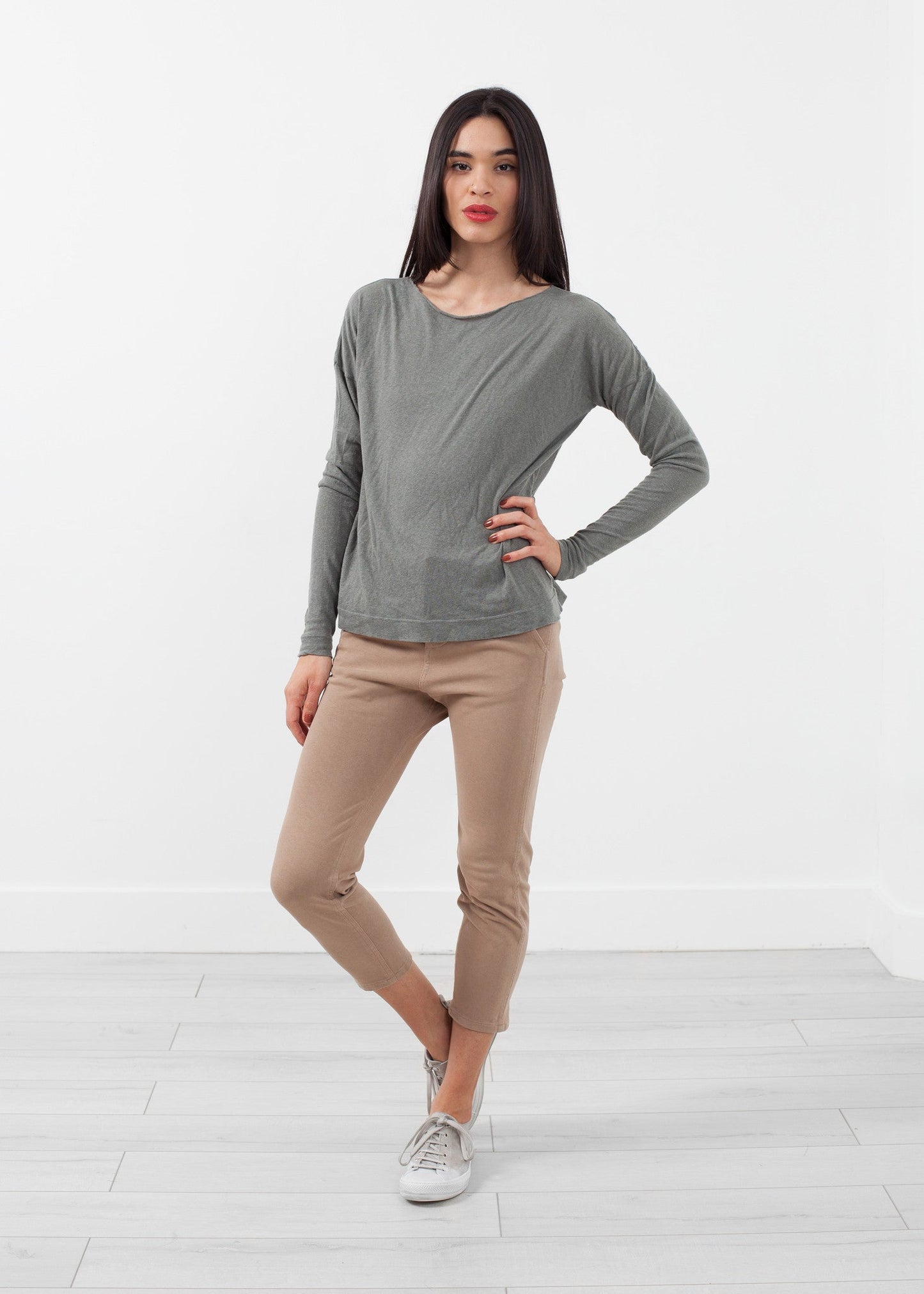 Pantaloni chino in maglia