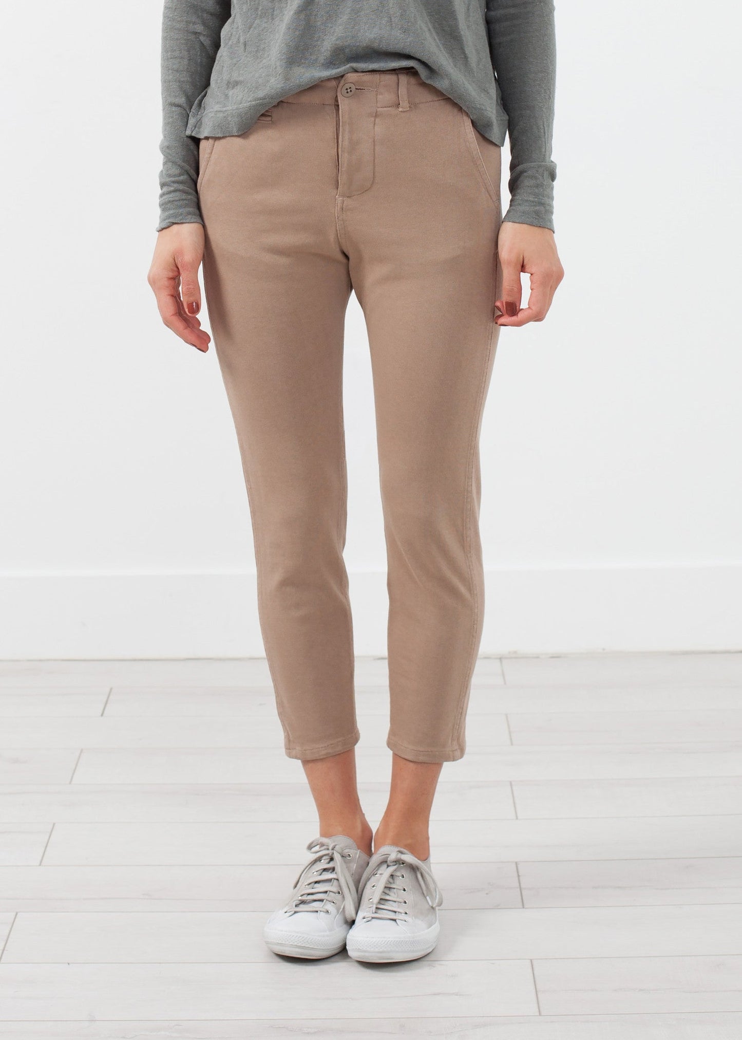 Pantaloni chino in maglia