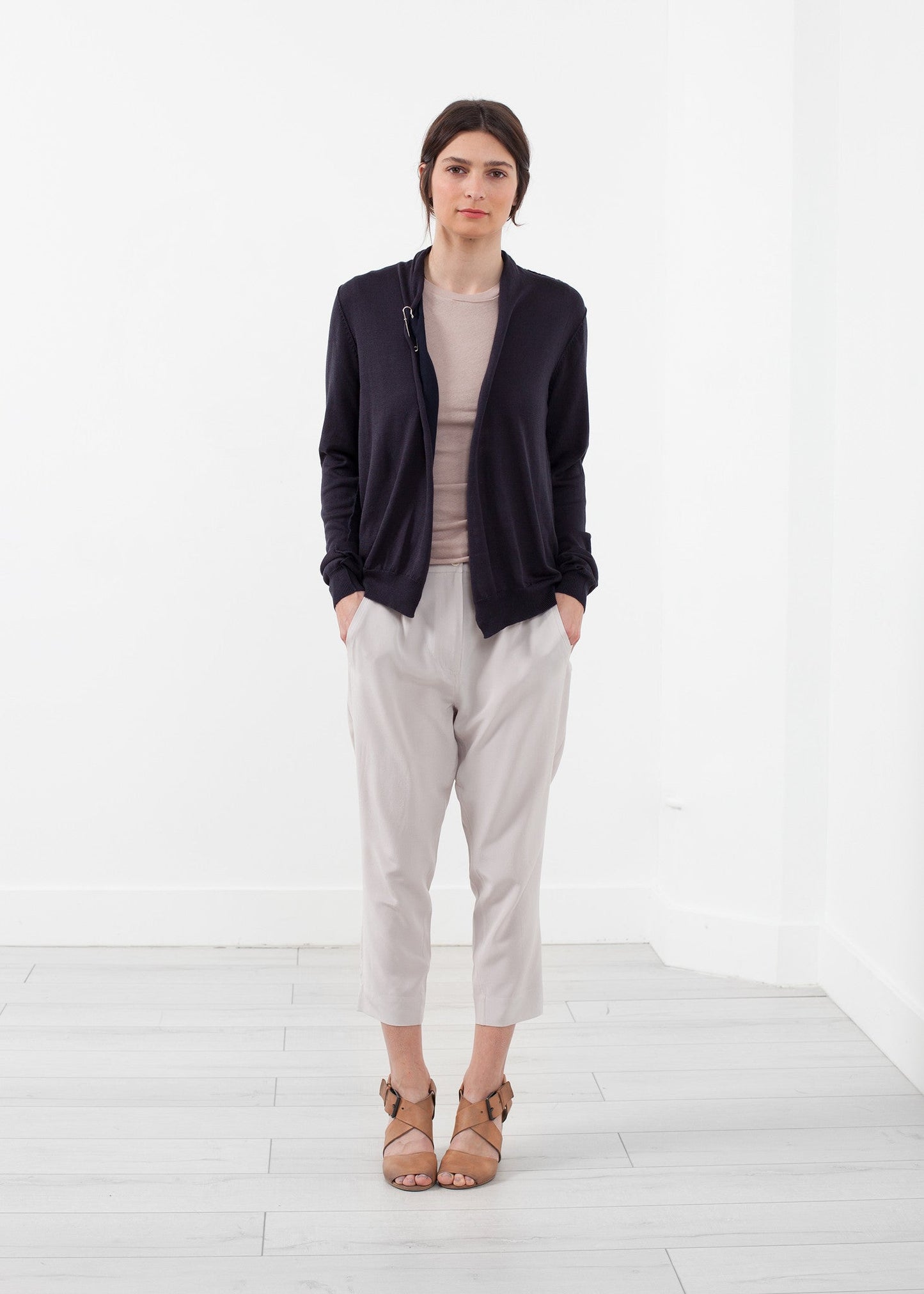 Cardigan sciallato