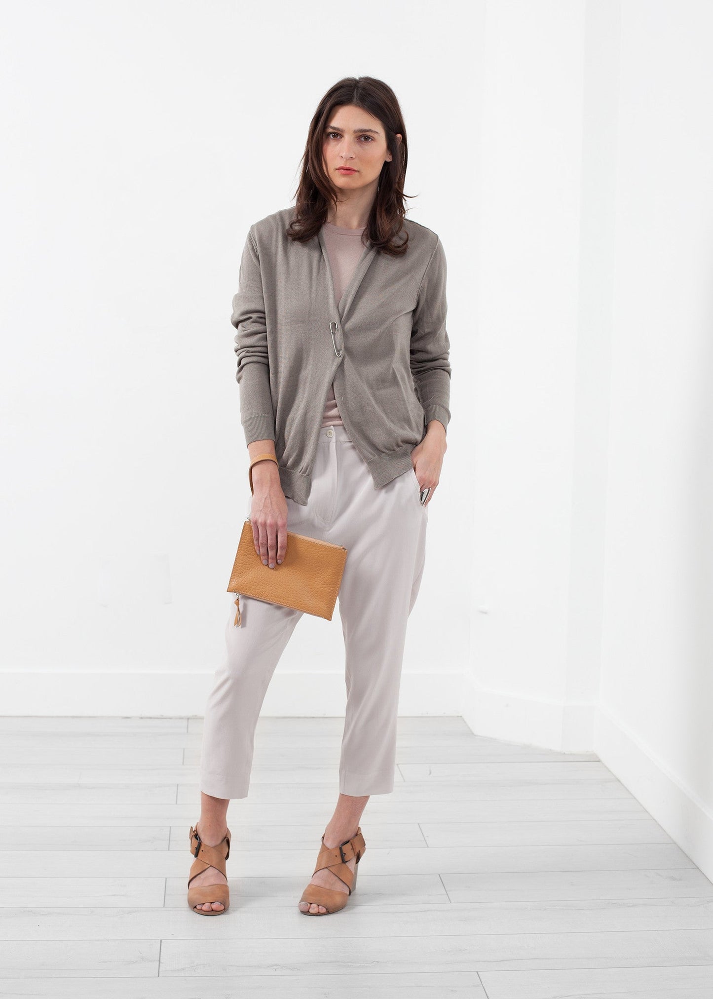 Cardigan sciallato