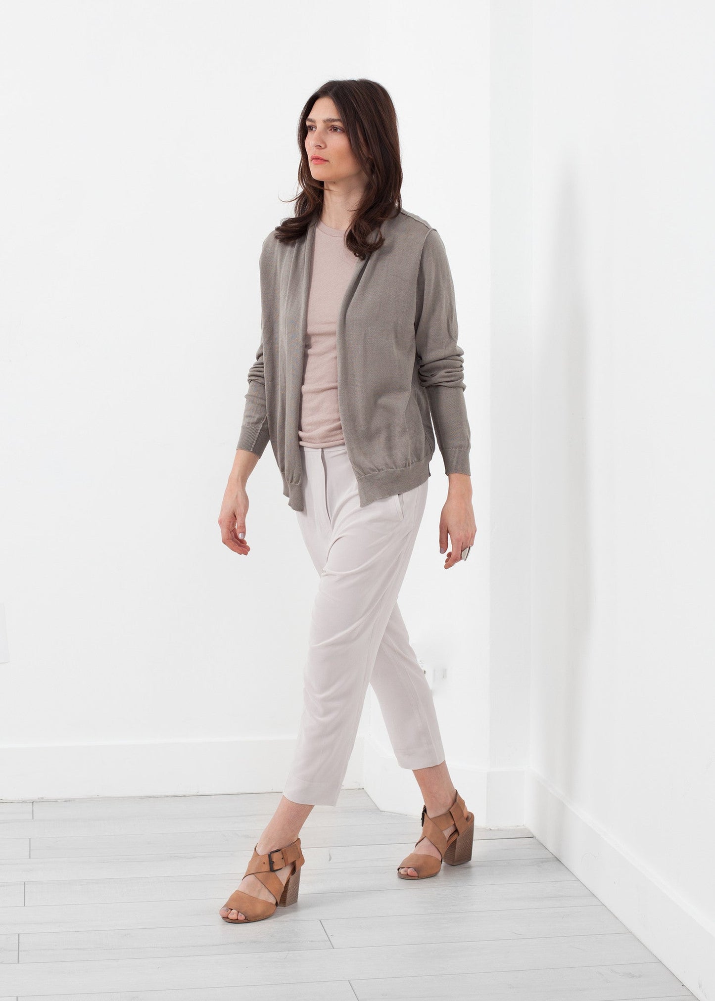 Cardigan sciallato