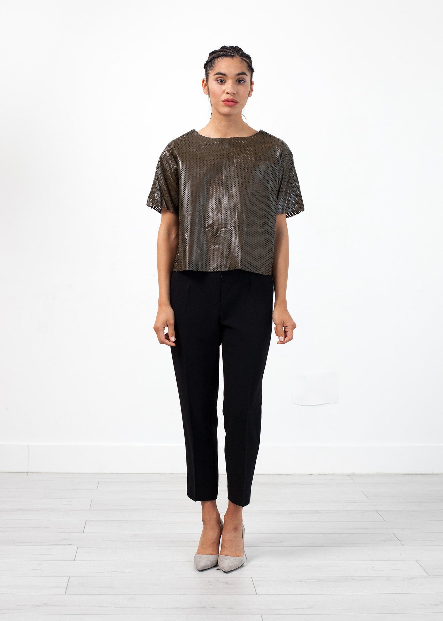 Top in pelle Auralias