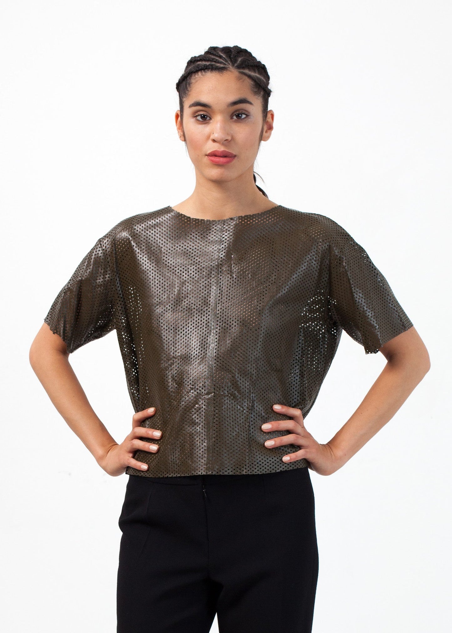 Top in pelle Auralias