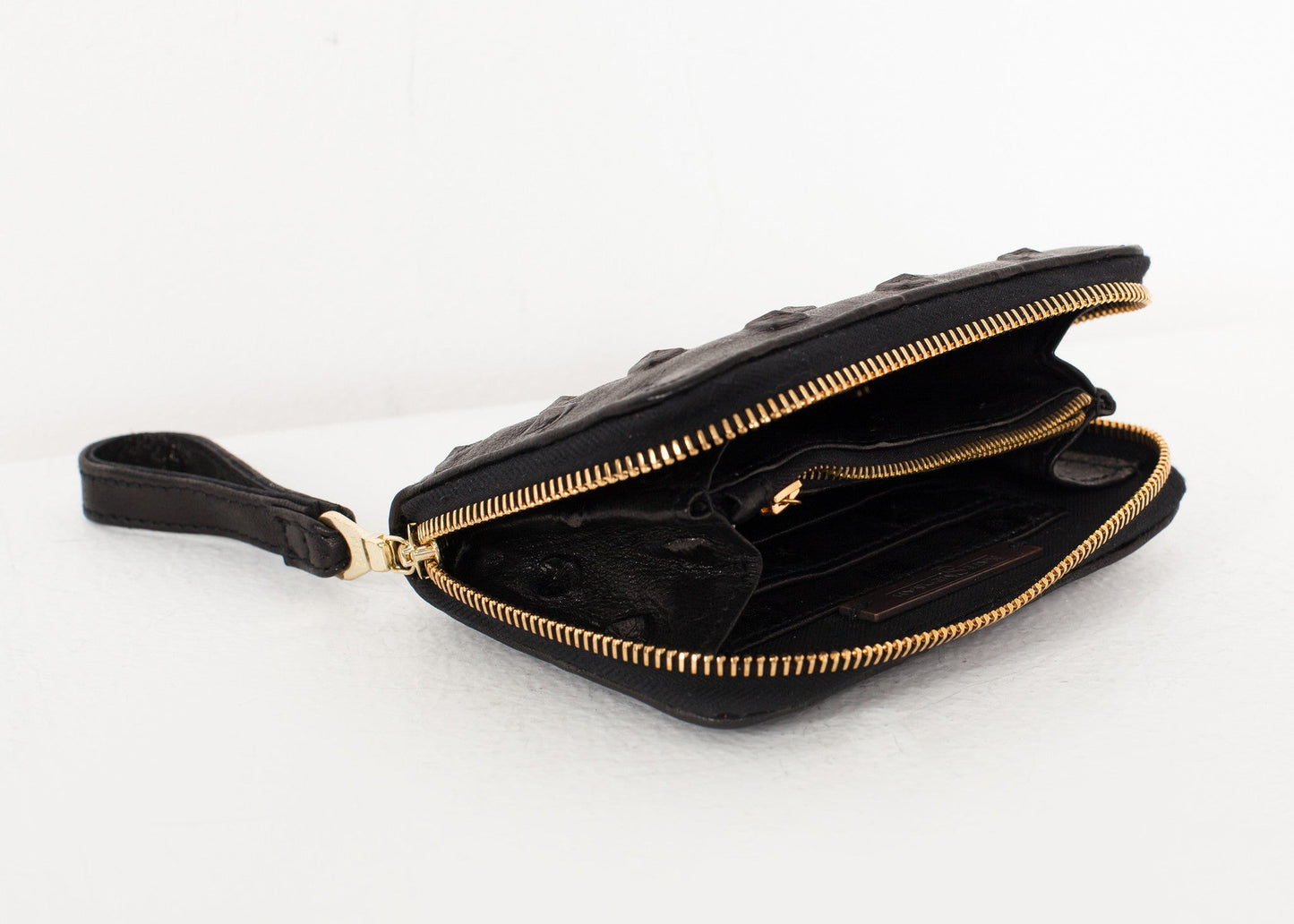 Portafoglio in pelle Elodie in nero