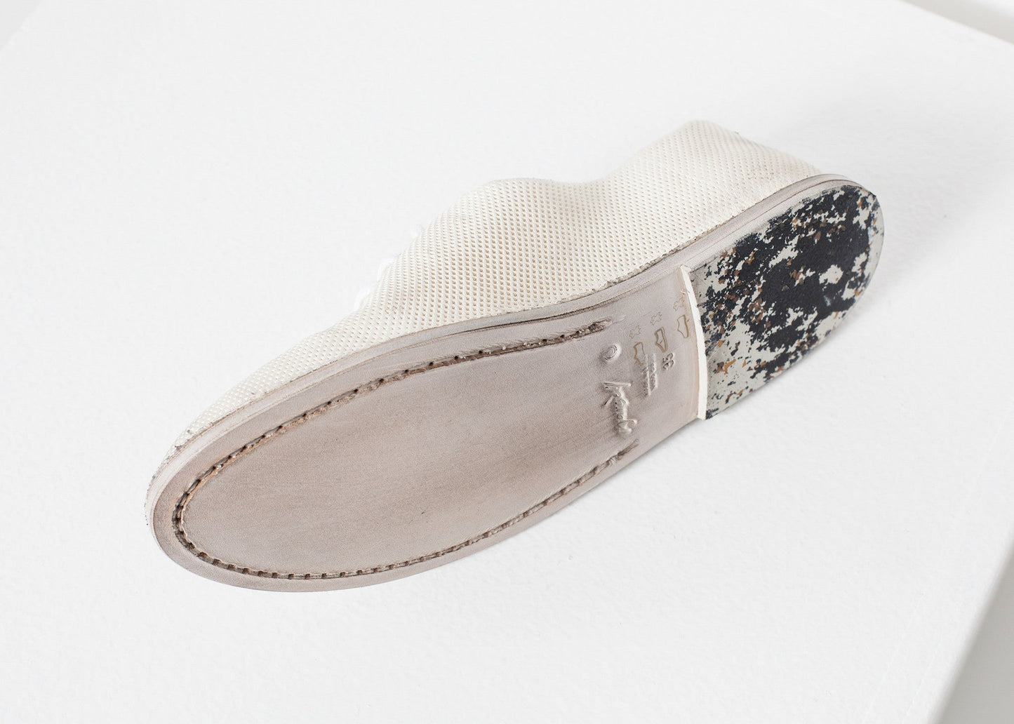 Diamante Slip-On in bianco
