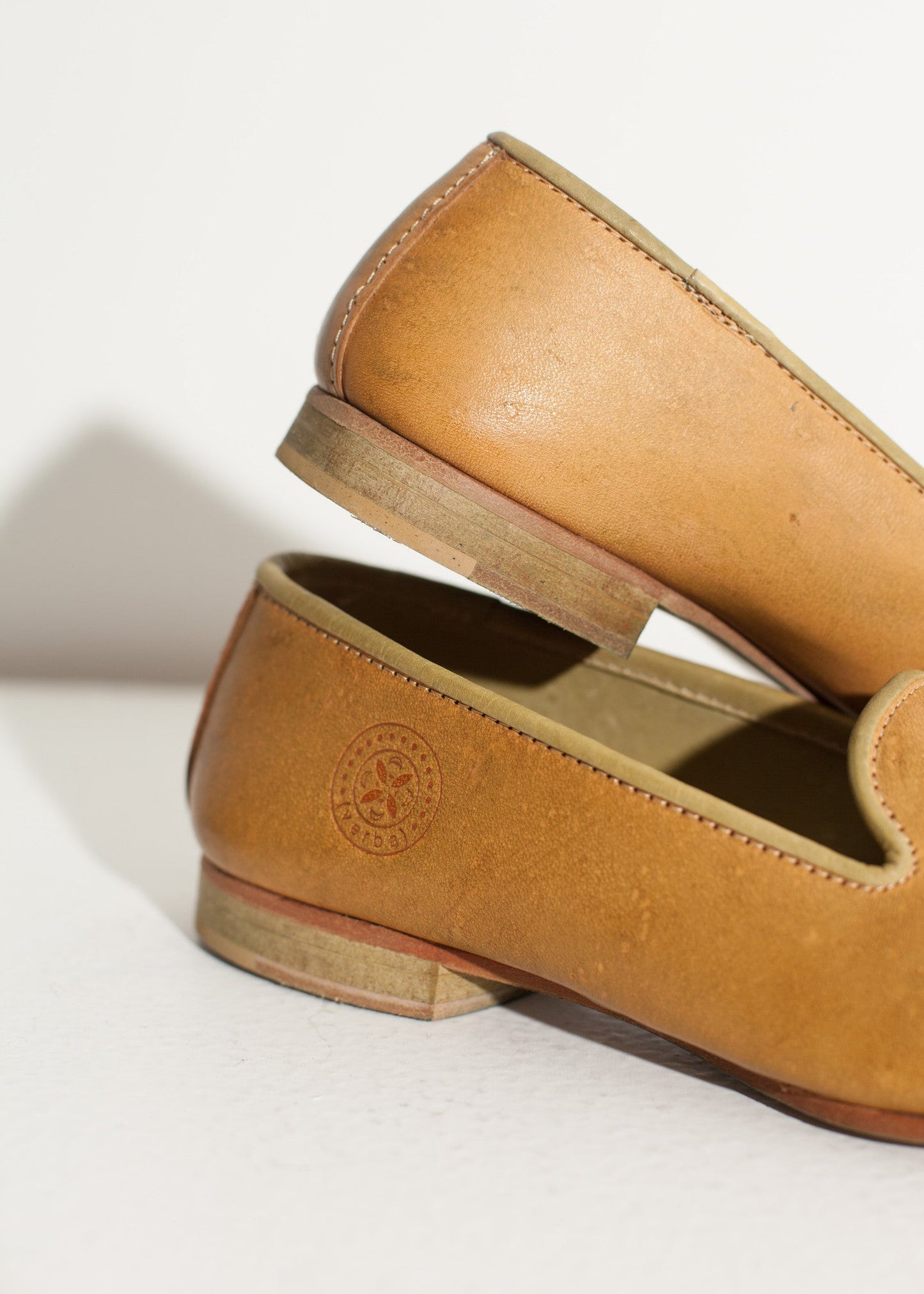 Mocassino in pelle color lime