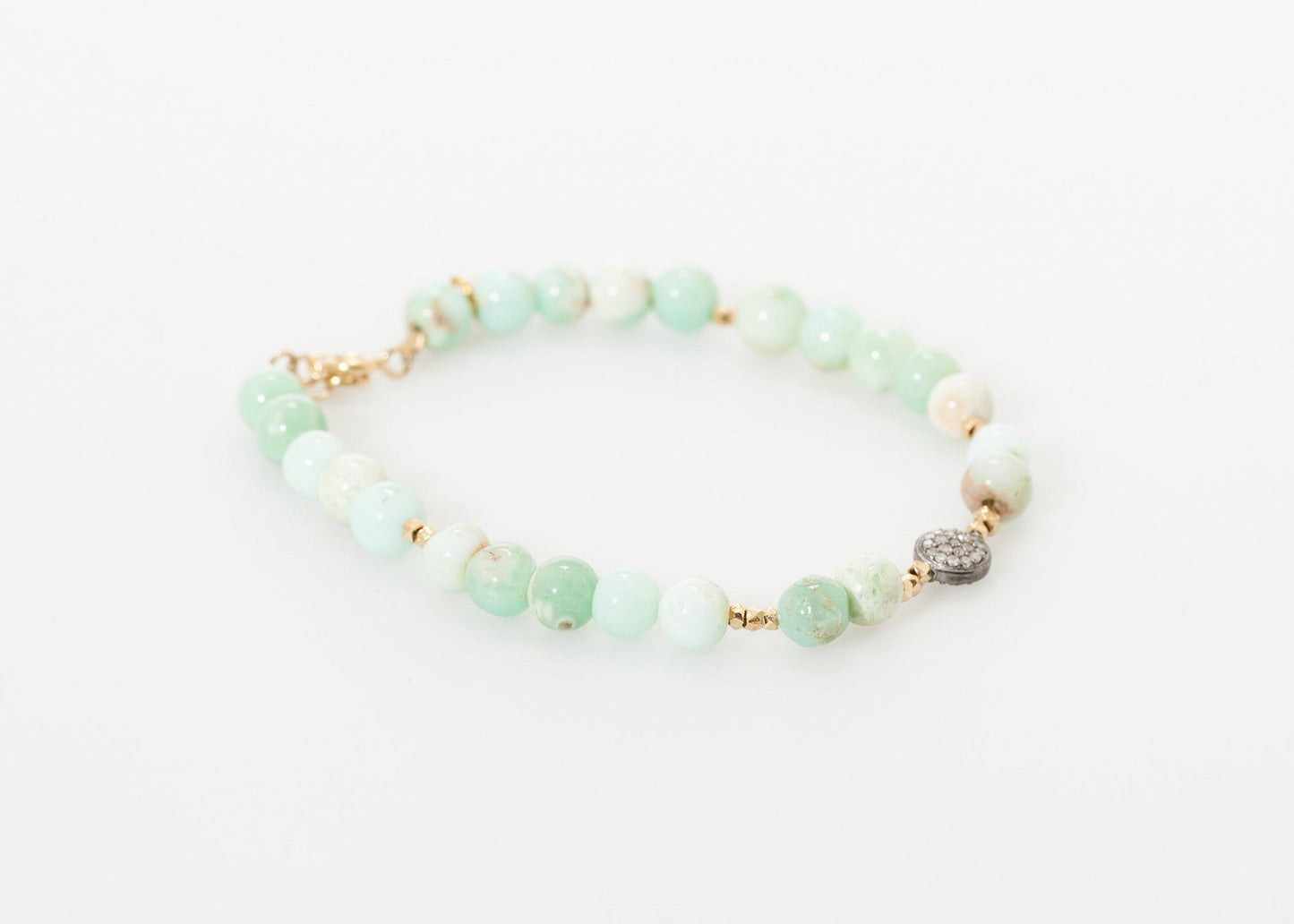 Bracciale Leopoldo in Crisoprasio Verde