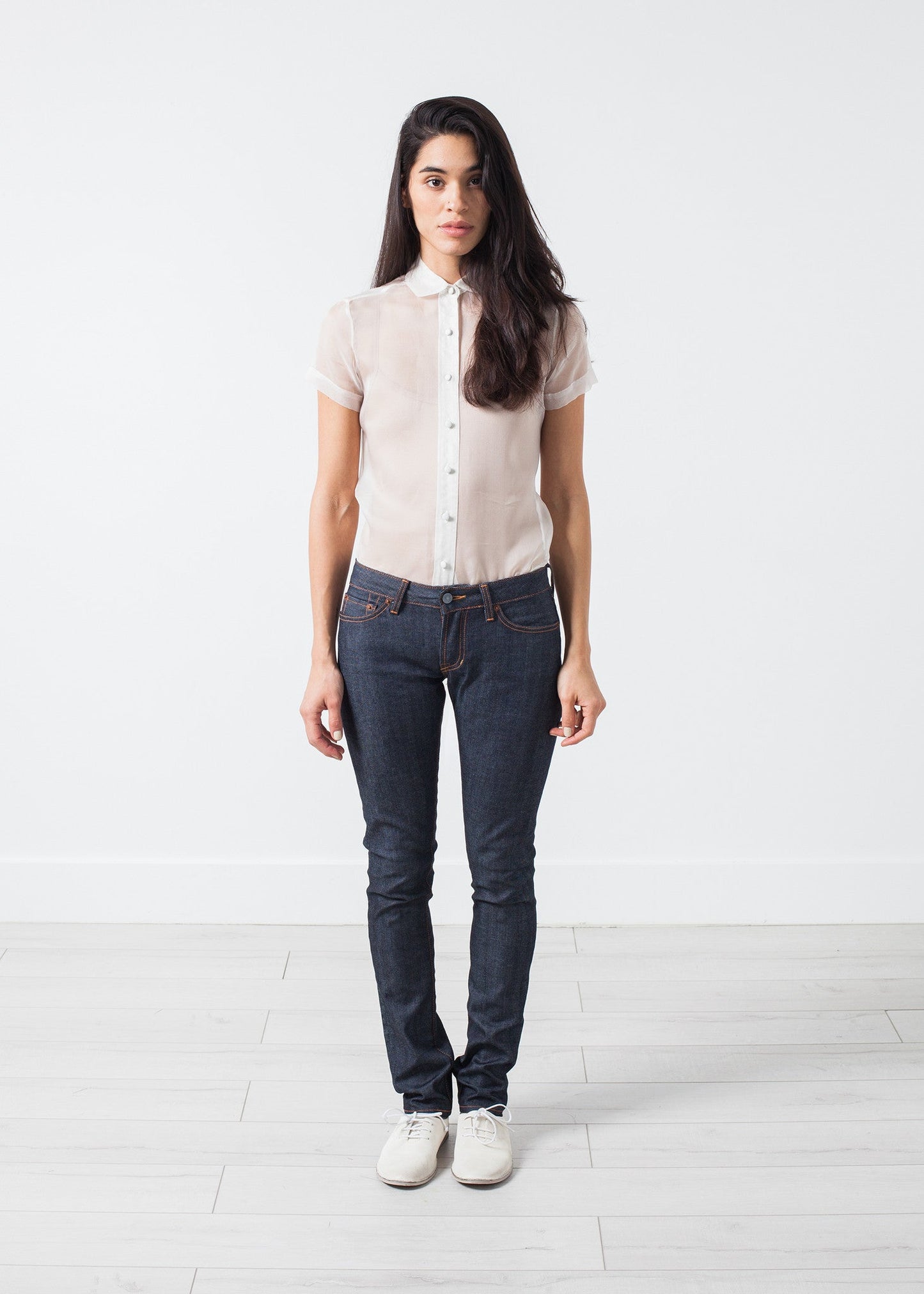 Jeans skinny elasticizzati in indaco