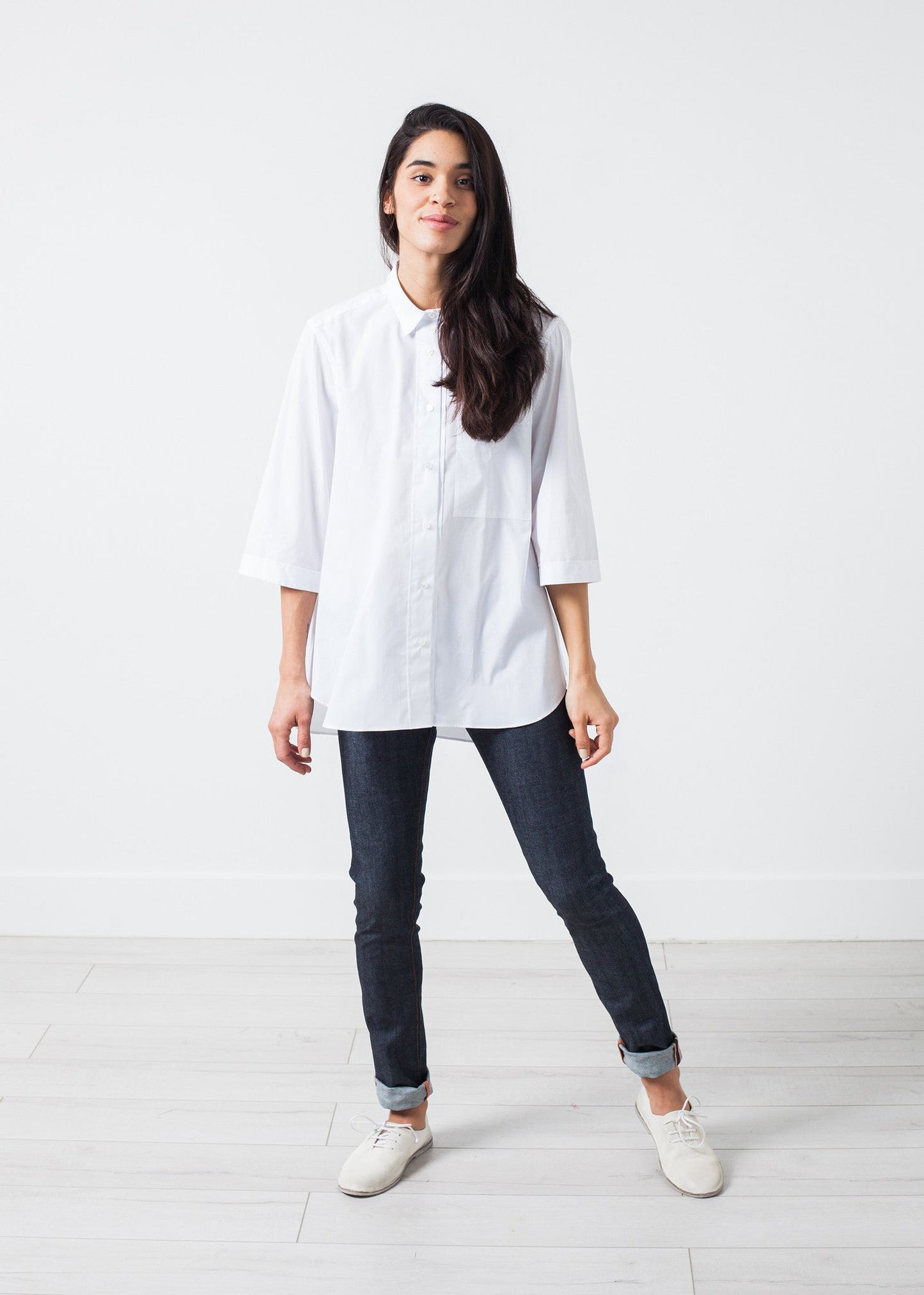 Jeans skinny elasticizzati in indaco