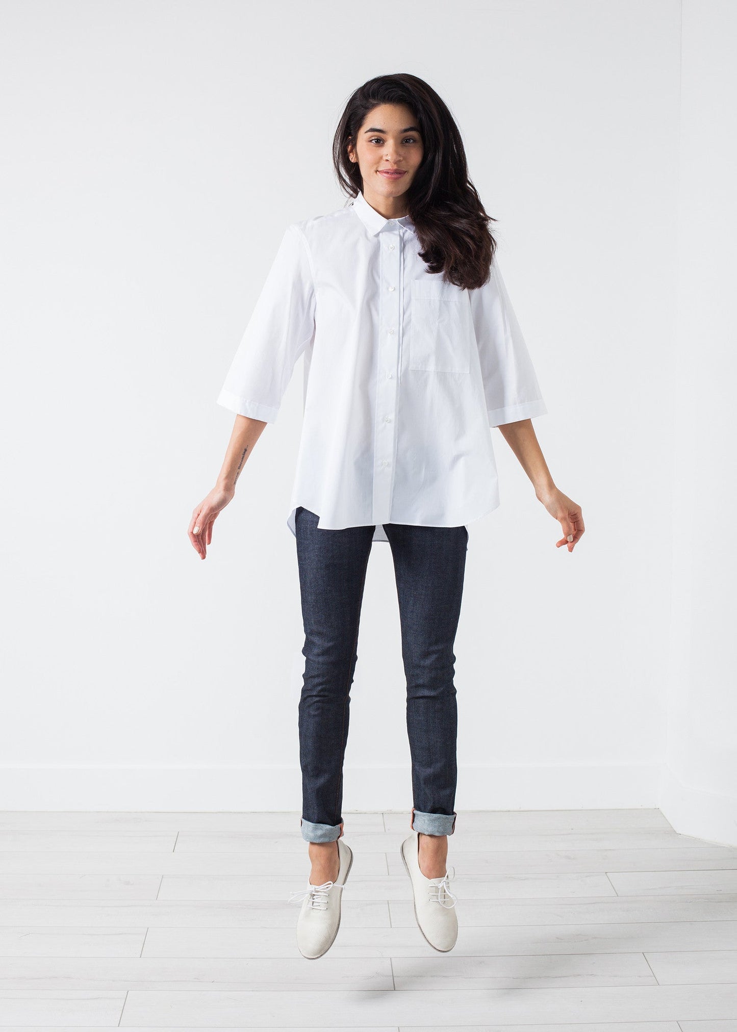 Jeans skinny elasticizzati in indaco