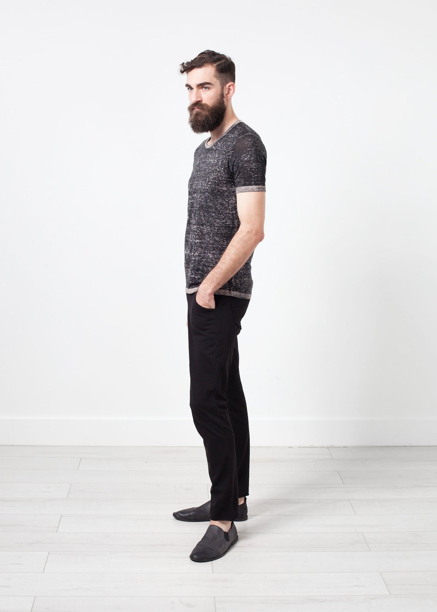 T-shirt in lino in corda
