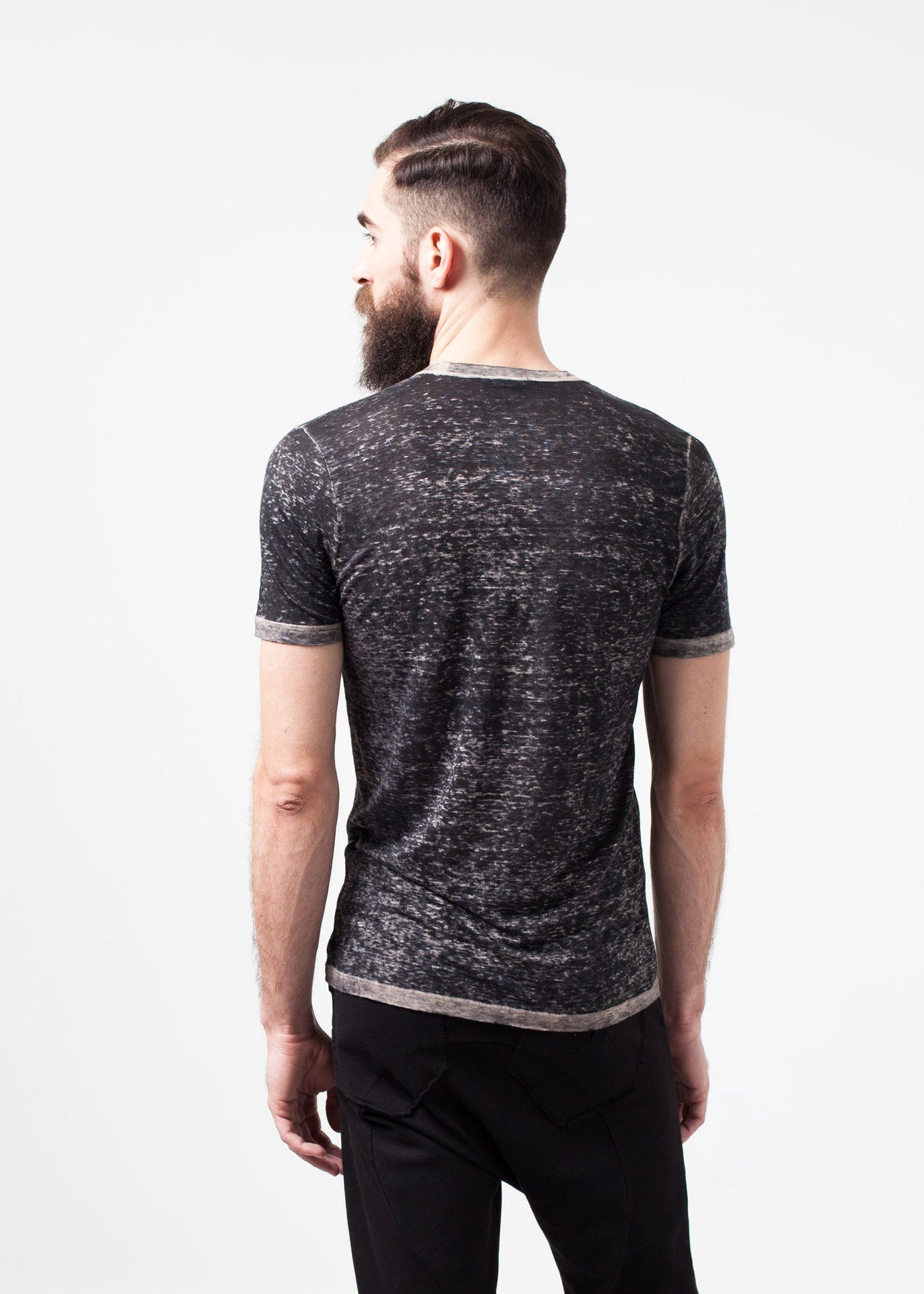 T-shirt in lino in corda