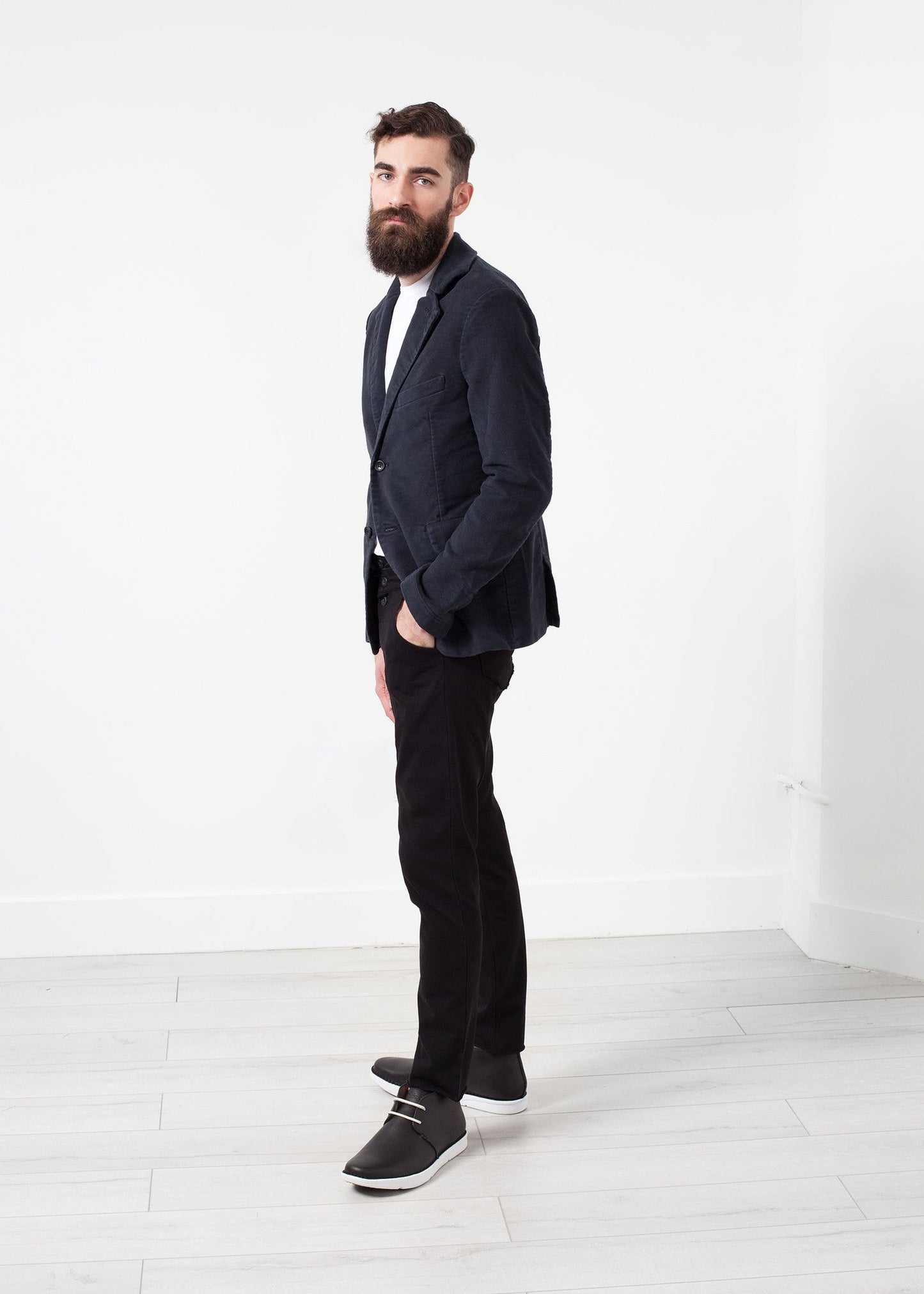 Blazer in cotone garzato Zepo