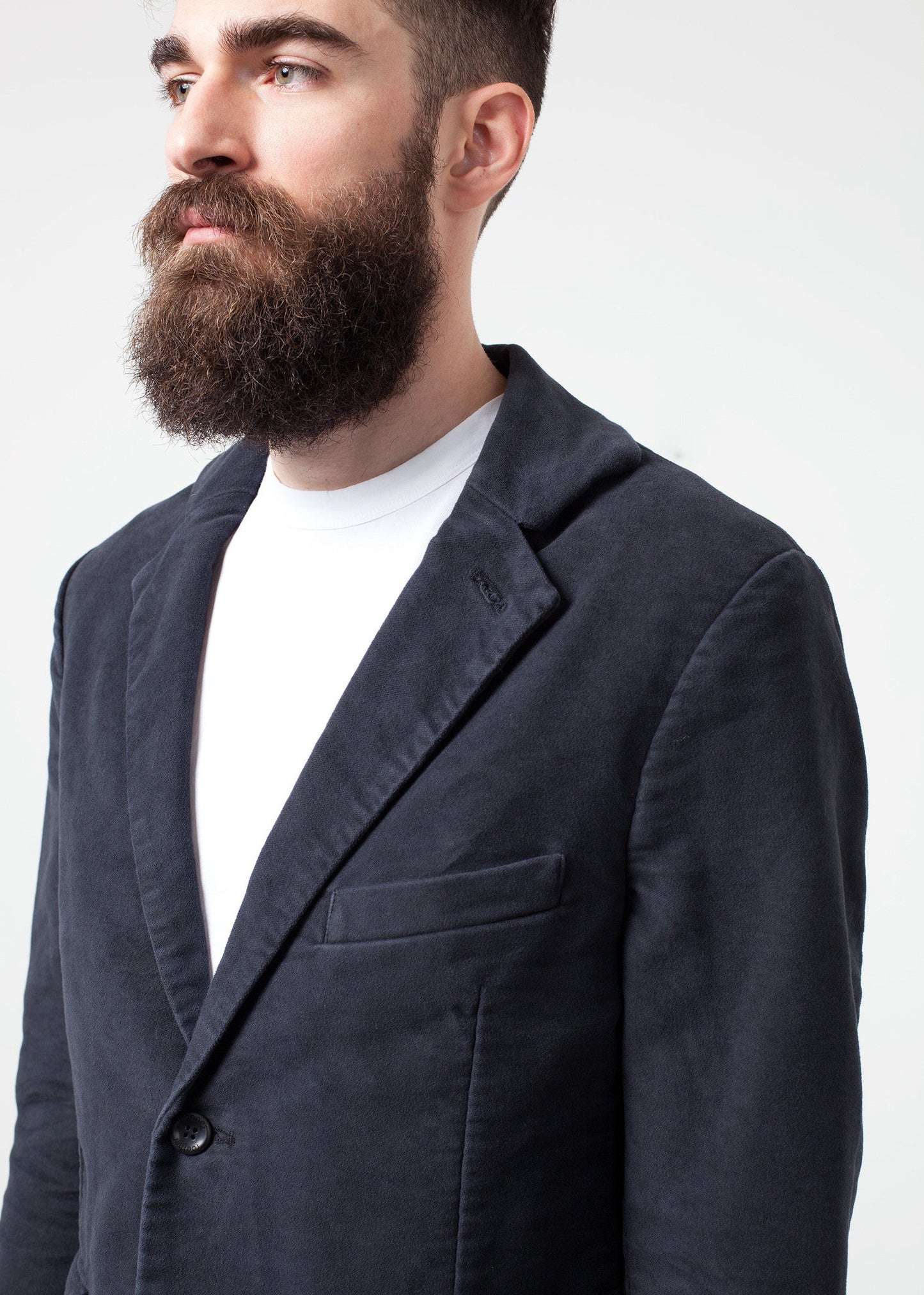 Blazer in cotone garzato Zepo