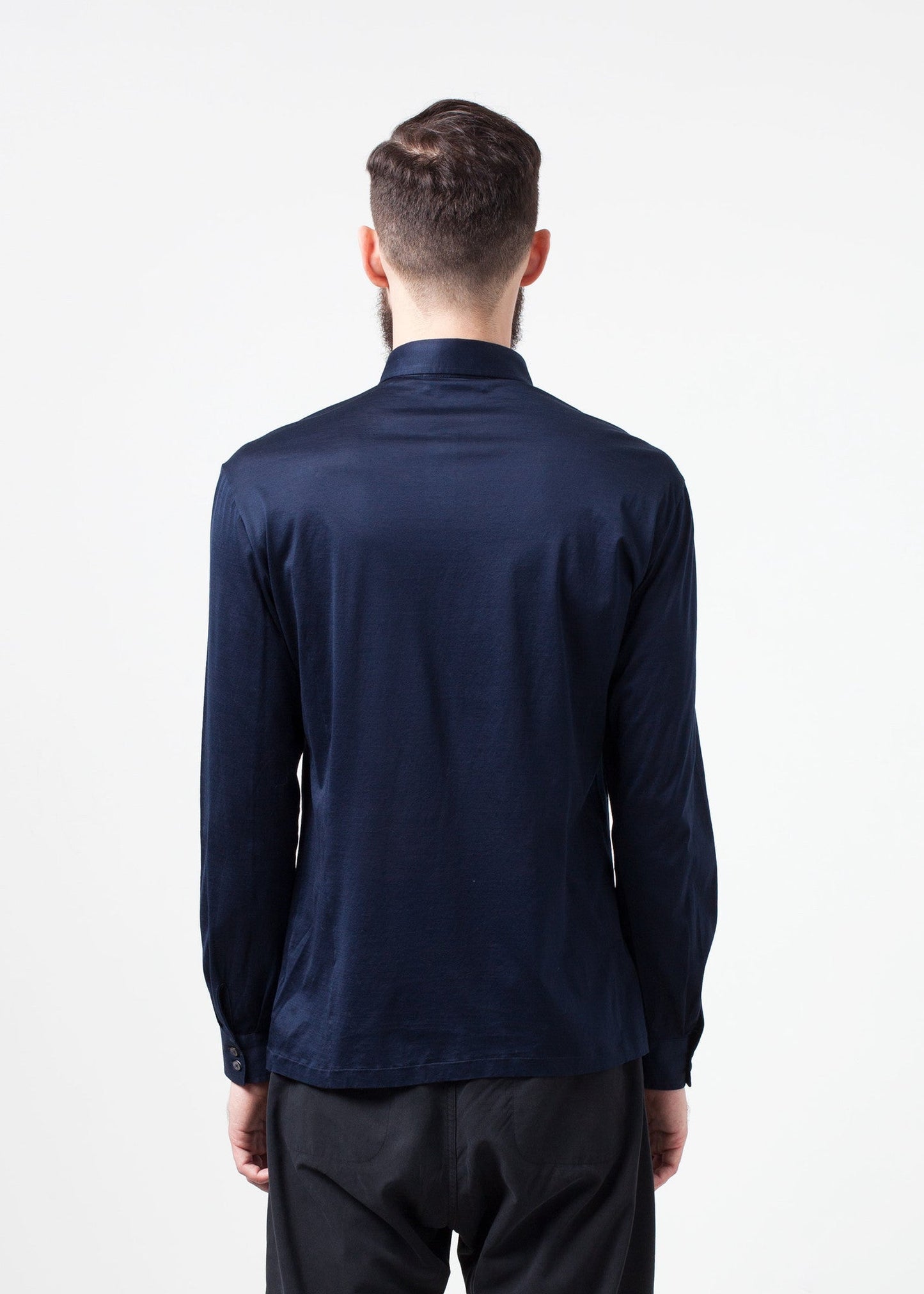 Scozia Button-Up in blu marino