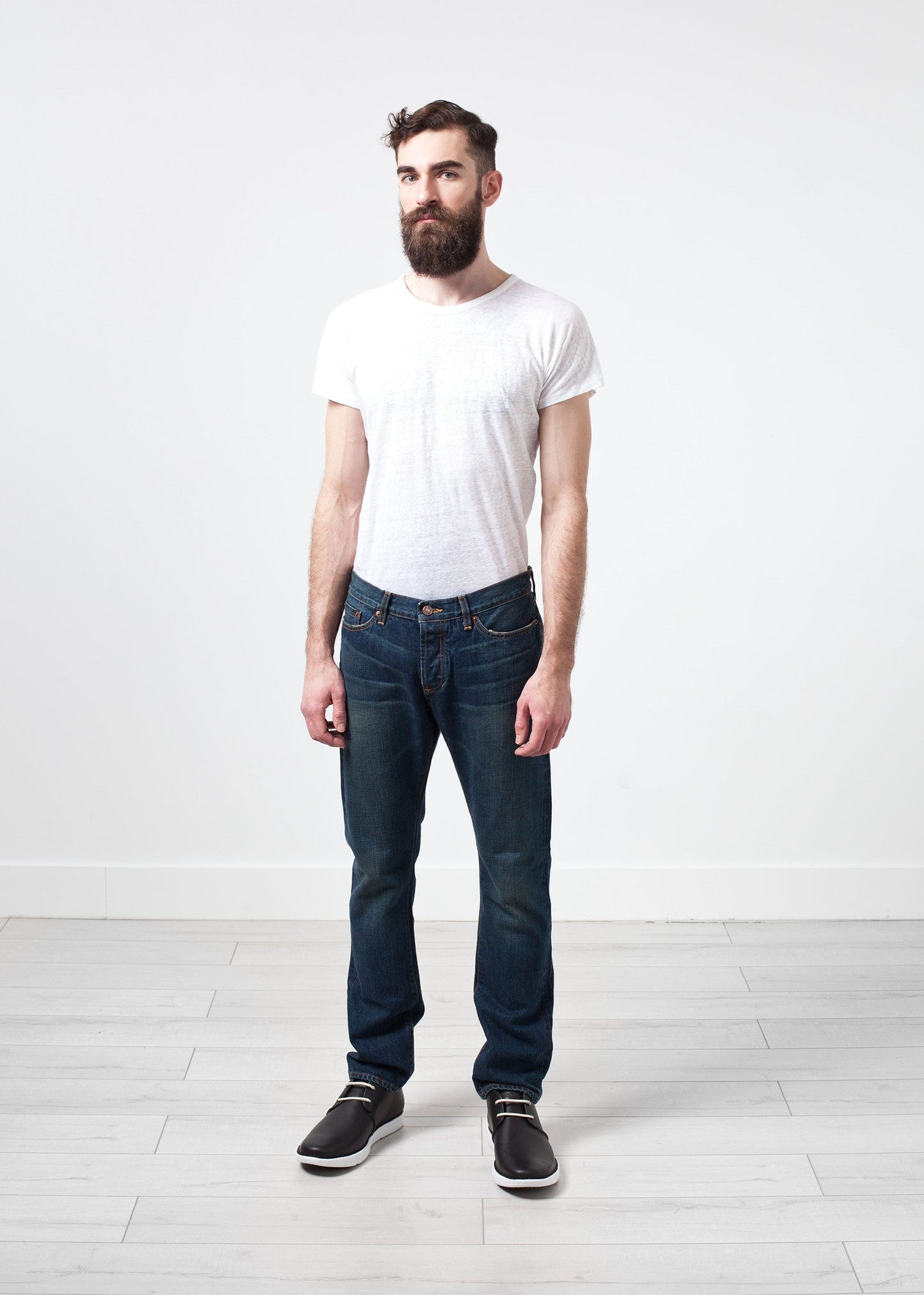 Jeans slim fit in indaco