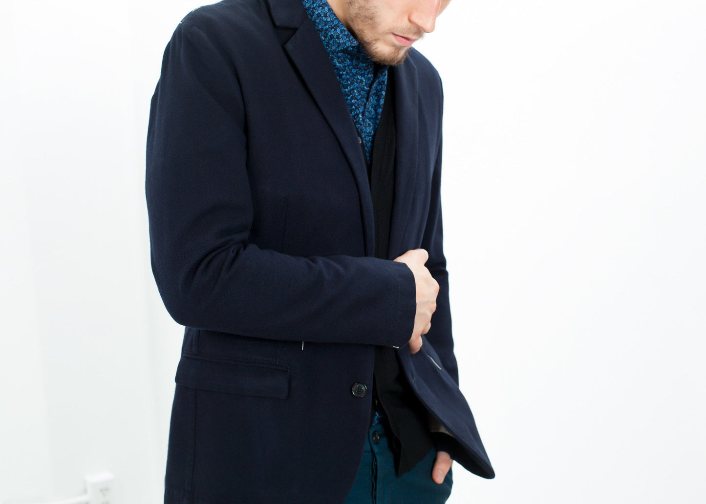Giacca sportiva in blu 