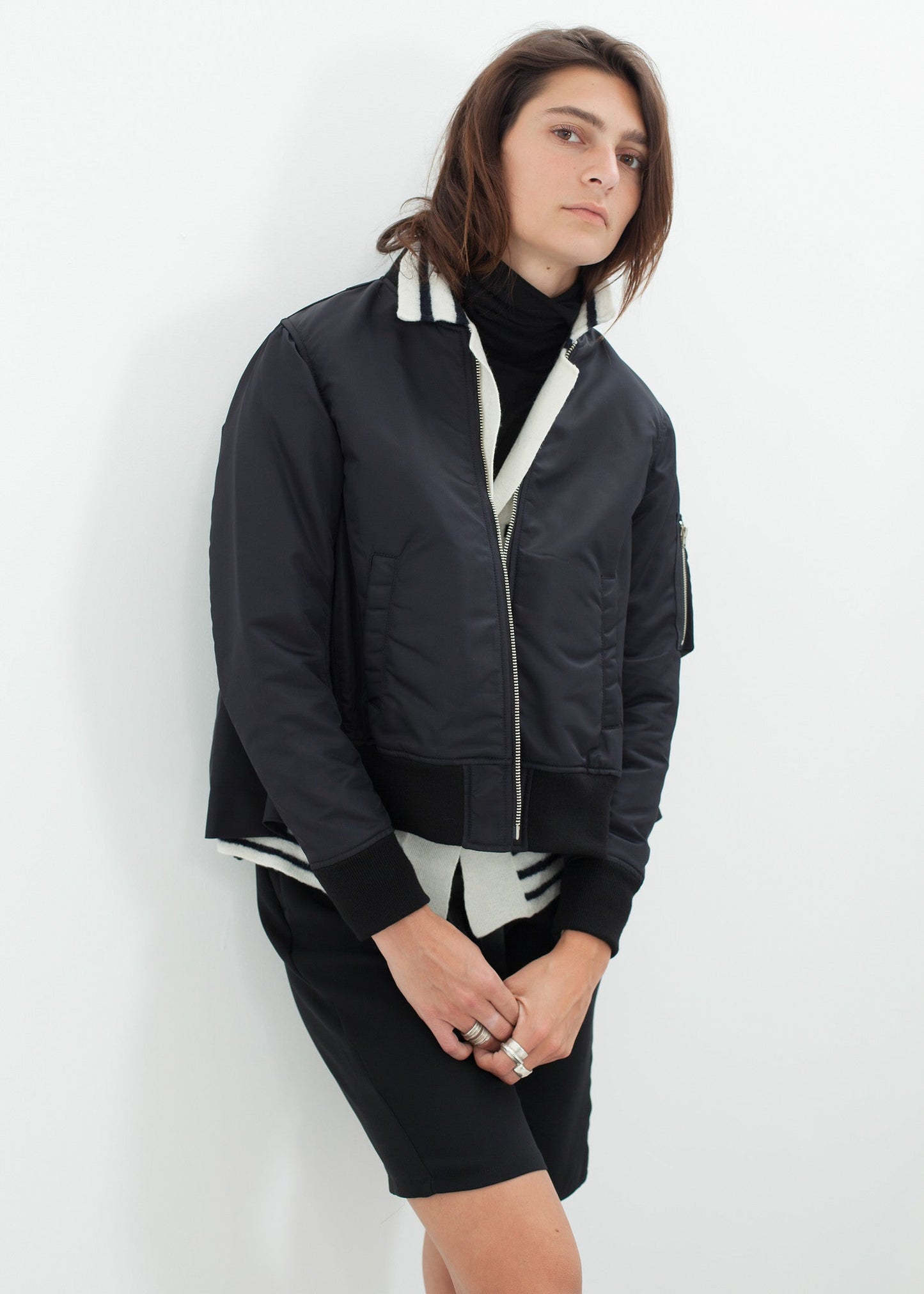 Bomber Swing in nero 