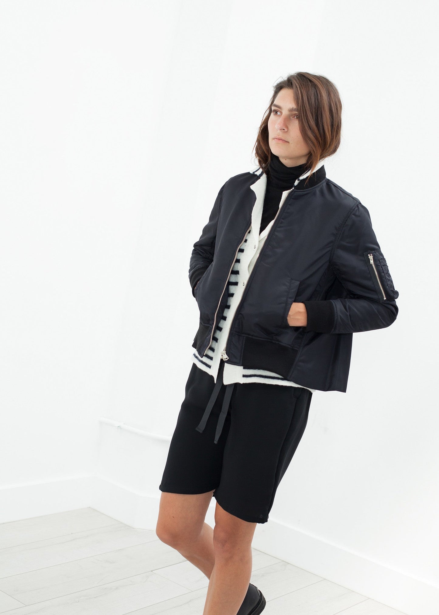 Bomber Swing in nero 