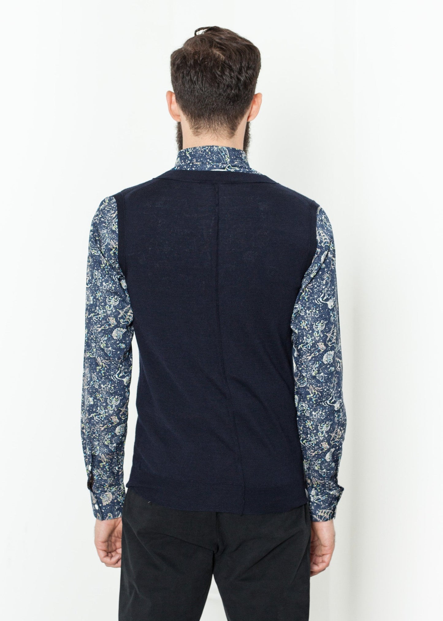 Gilet di base in blu marino