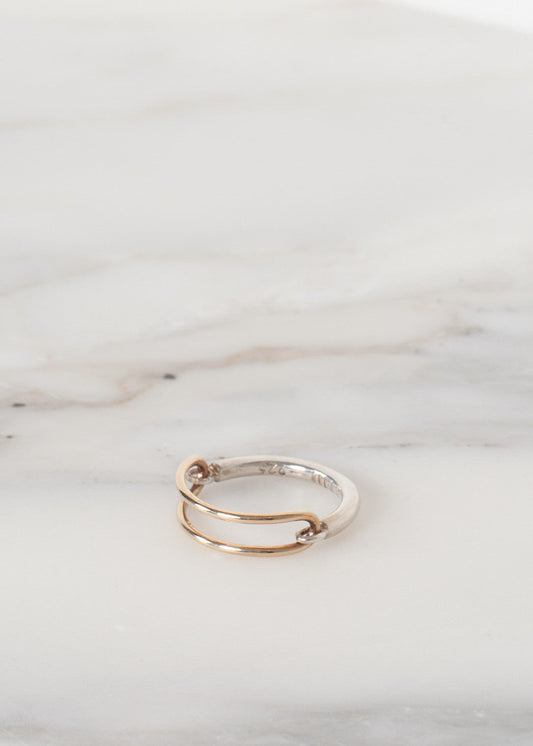 Anello 76 in Oro Multi