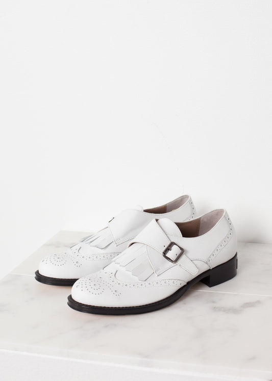Scarpa da golf in bianco