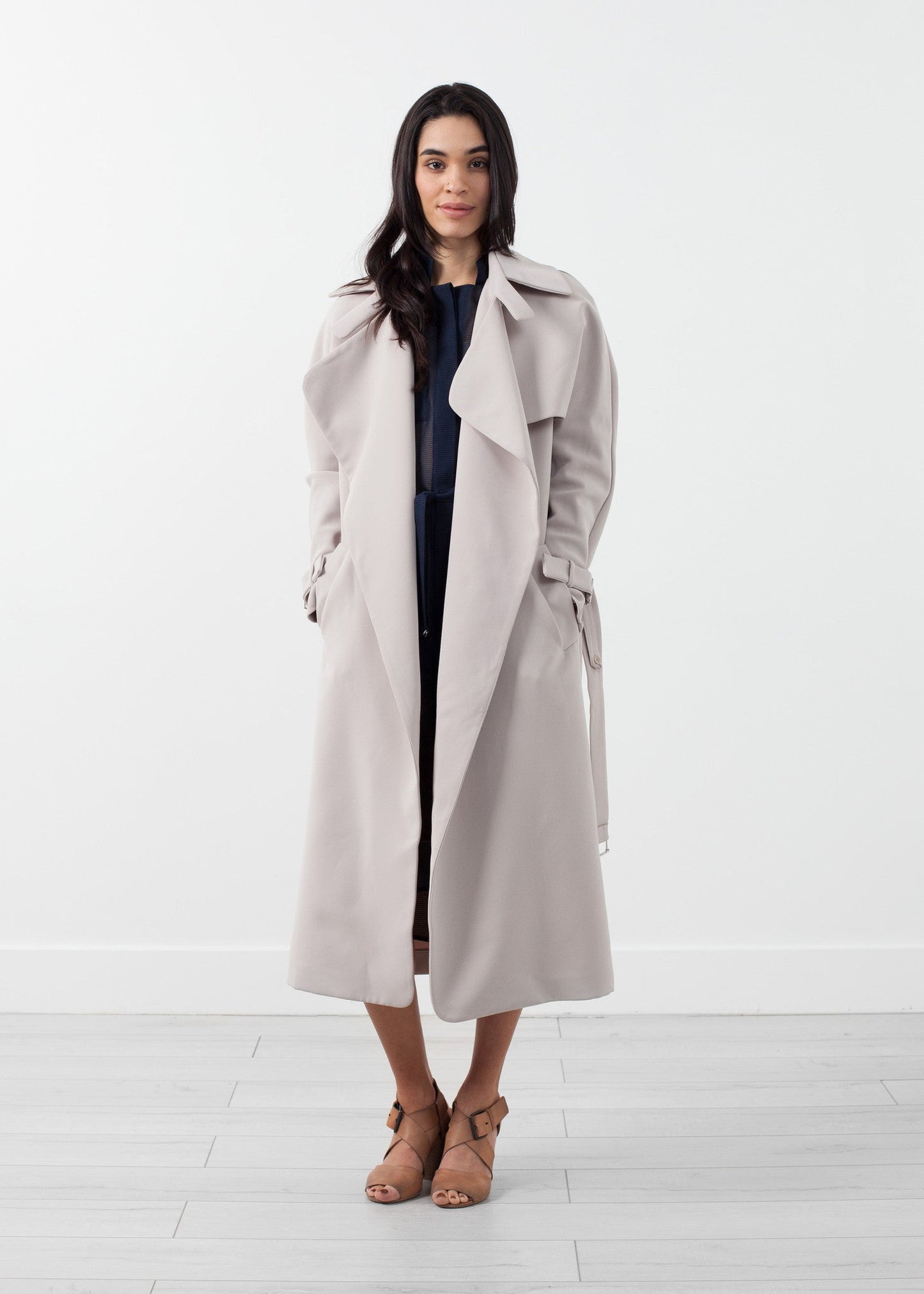 Cappotto Orietta color cuoio