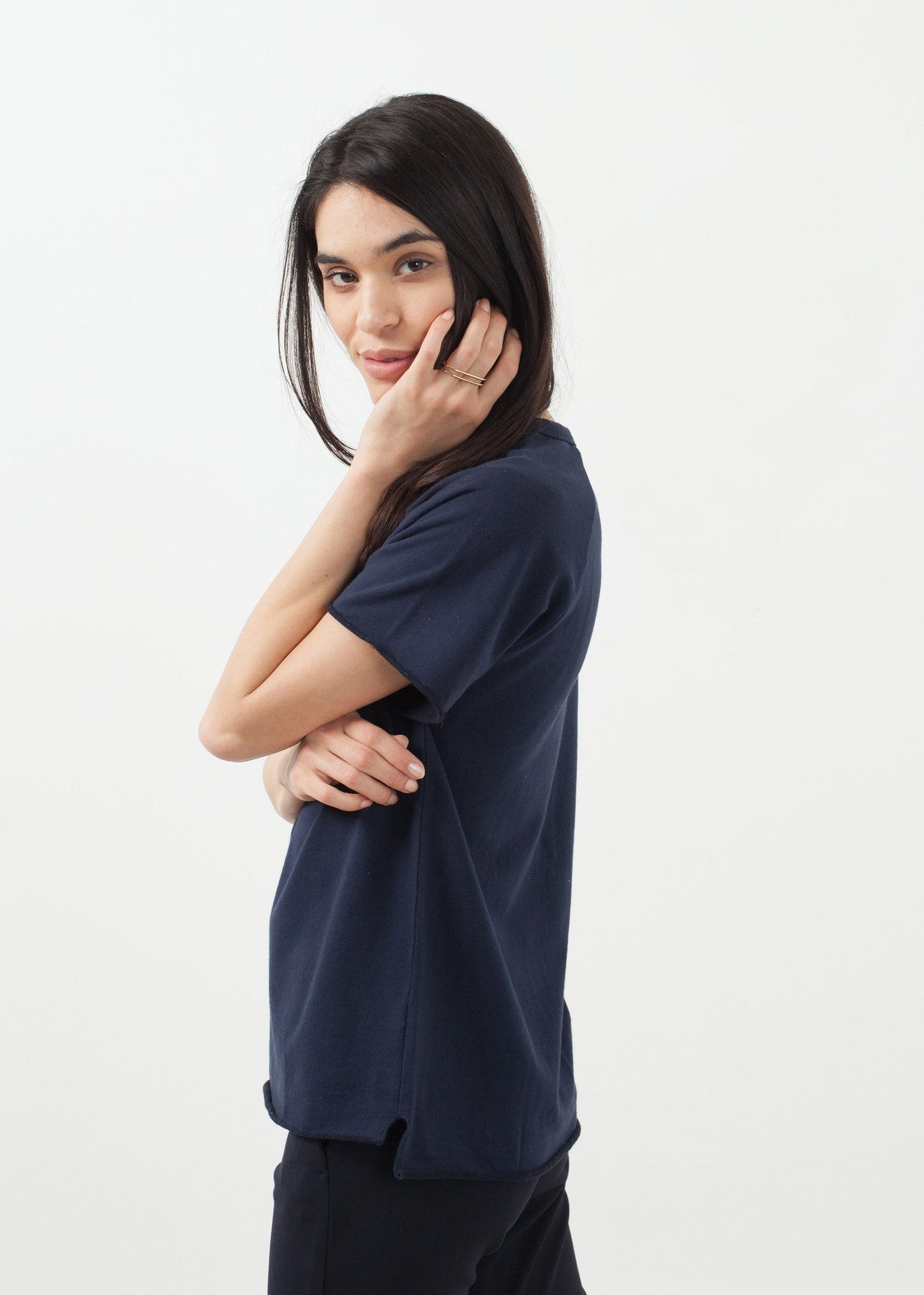 Camicia unisex in cotone tencel