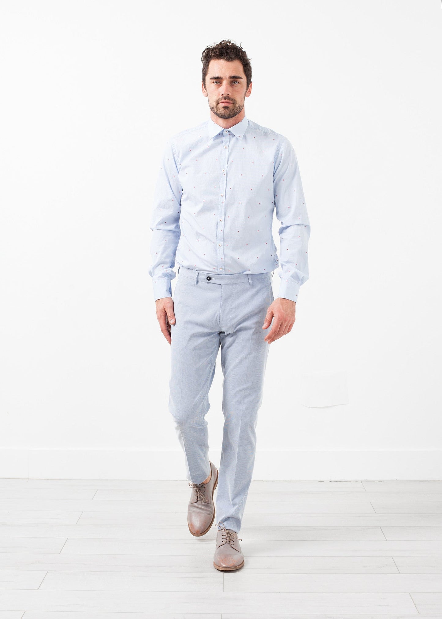 Pantaloni testurizzati
