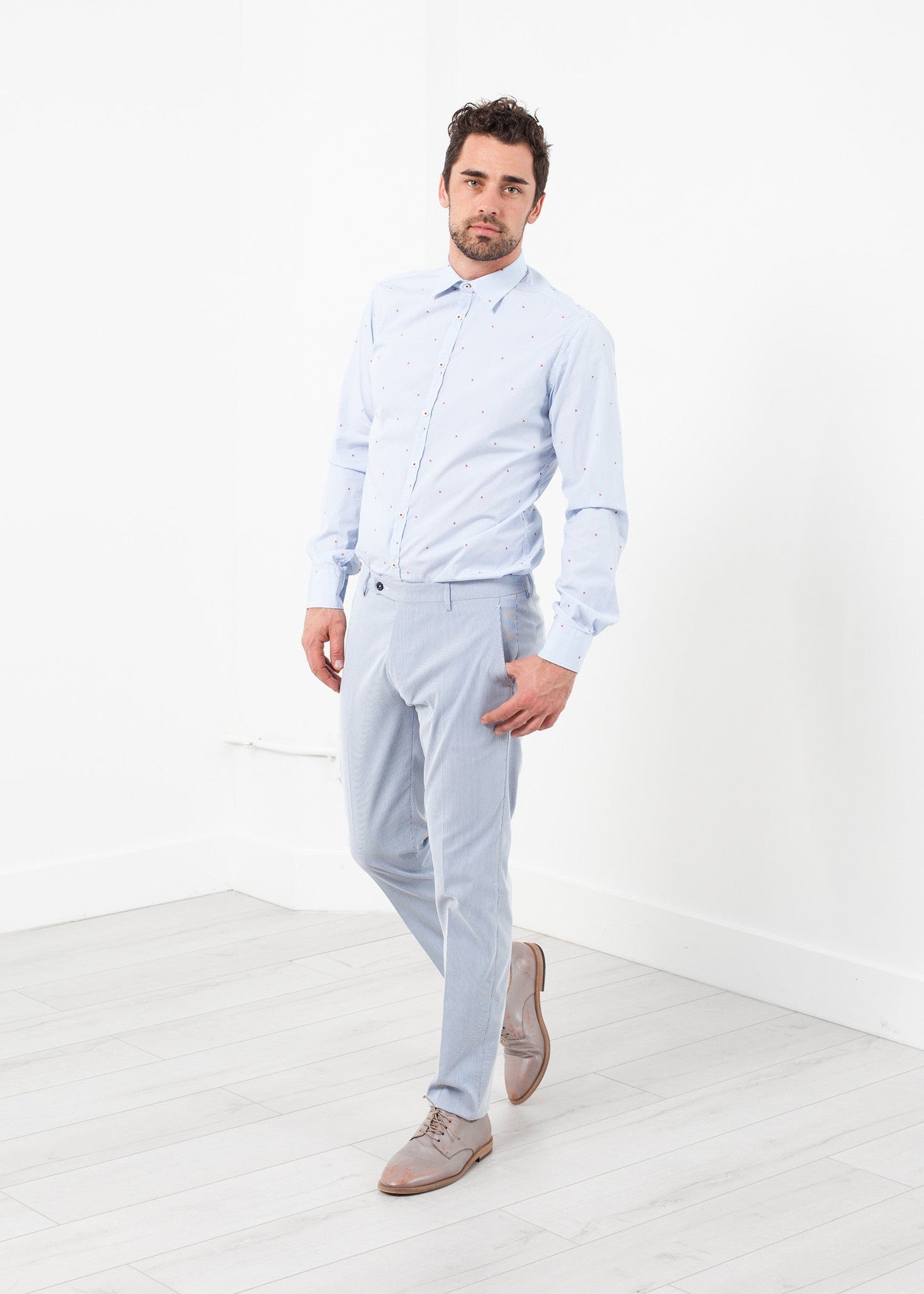 Pantaloni testurizzati